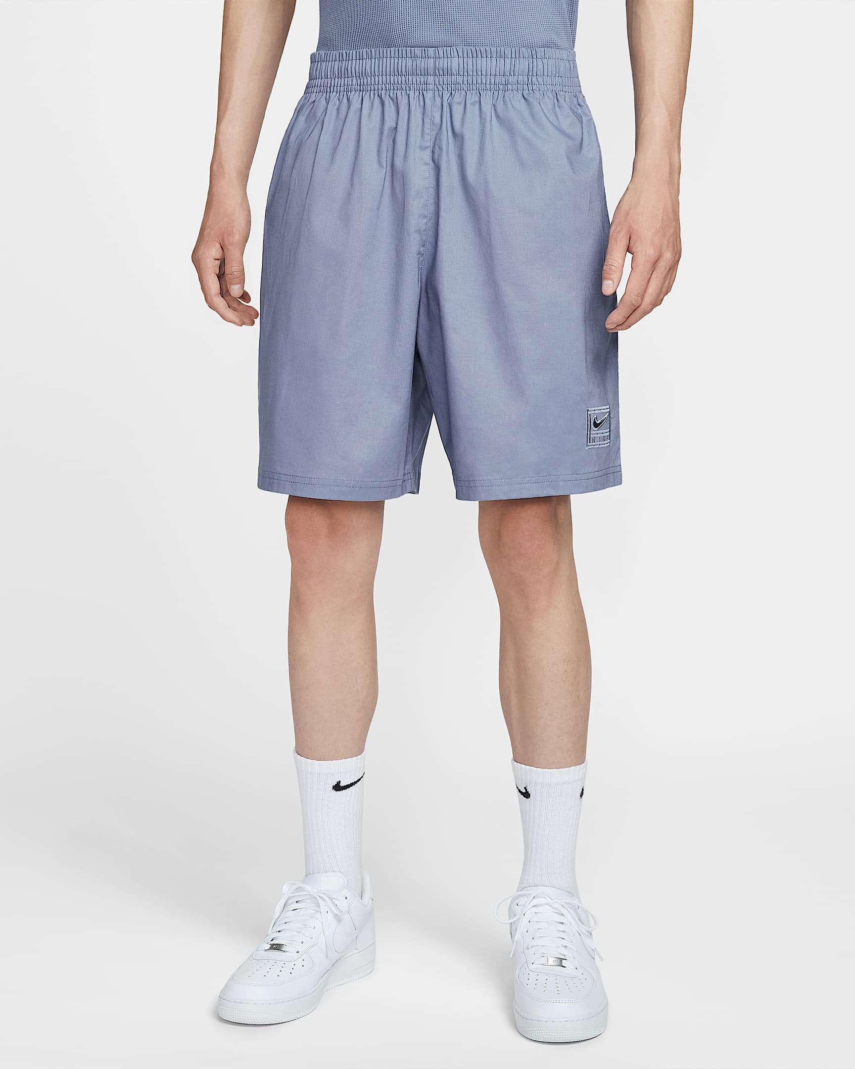 Nike Sportswear Skyring 男/女短裤 - 世界靛青
