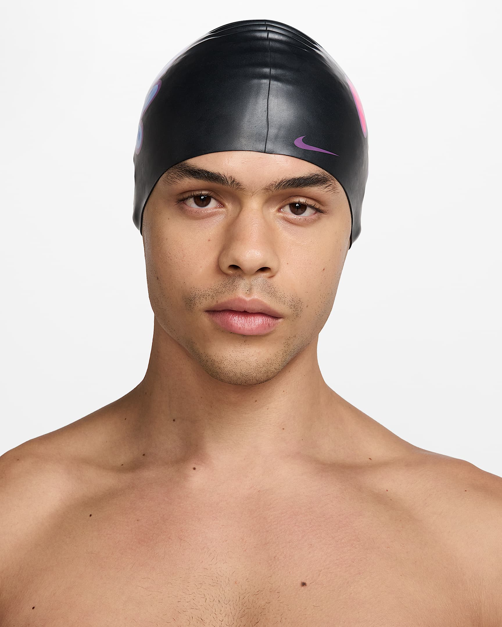 Nike Swim 硅胶耐氯泳帽 - 黑