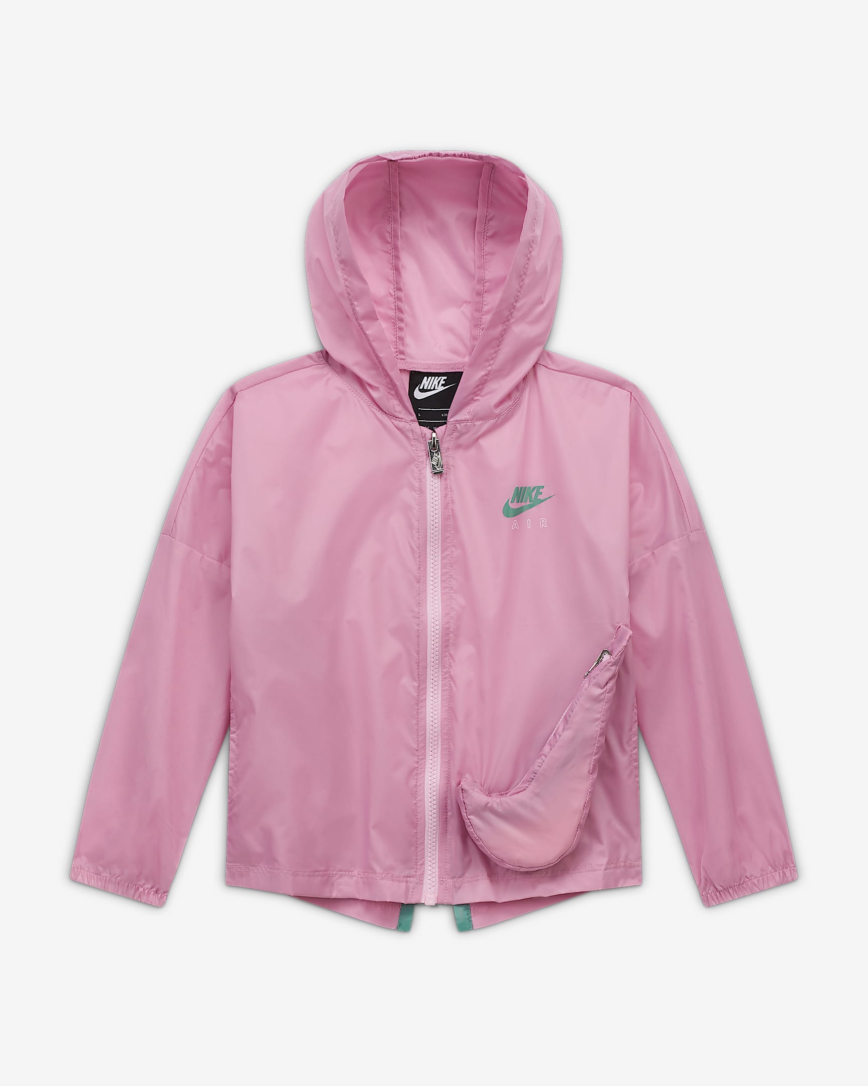 Nike Air 幼童可收纳夹克 - 浅北极粉