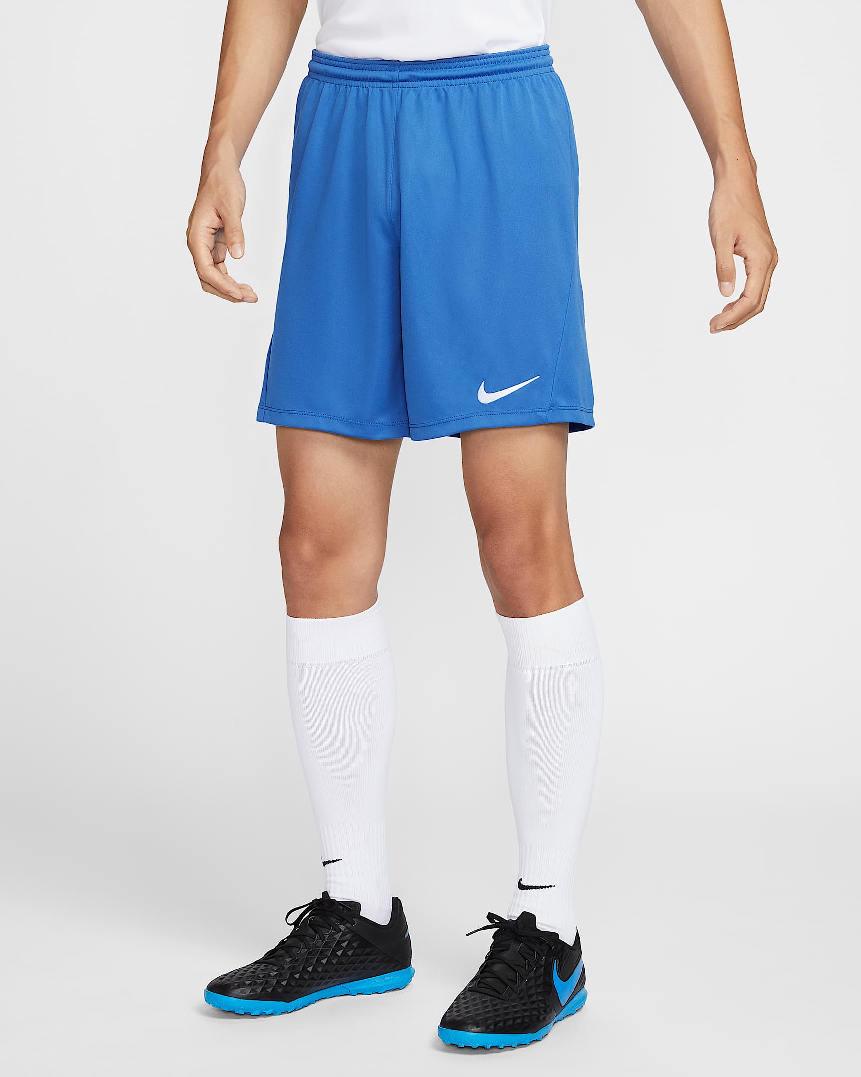 Nike Dri-FIT Park III 男子速干短裤 - 宝蓝/白色