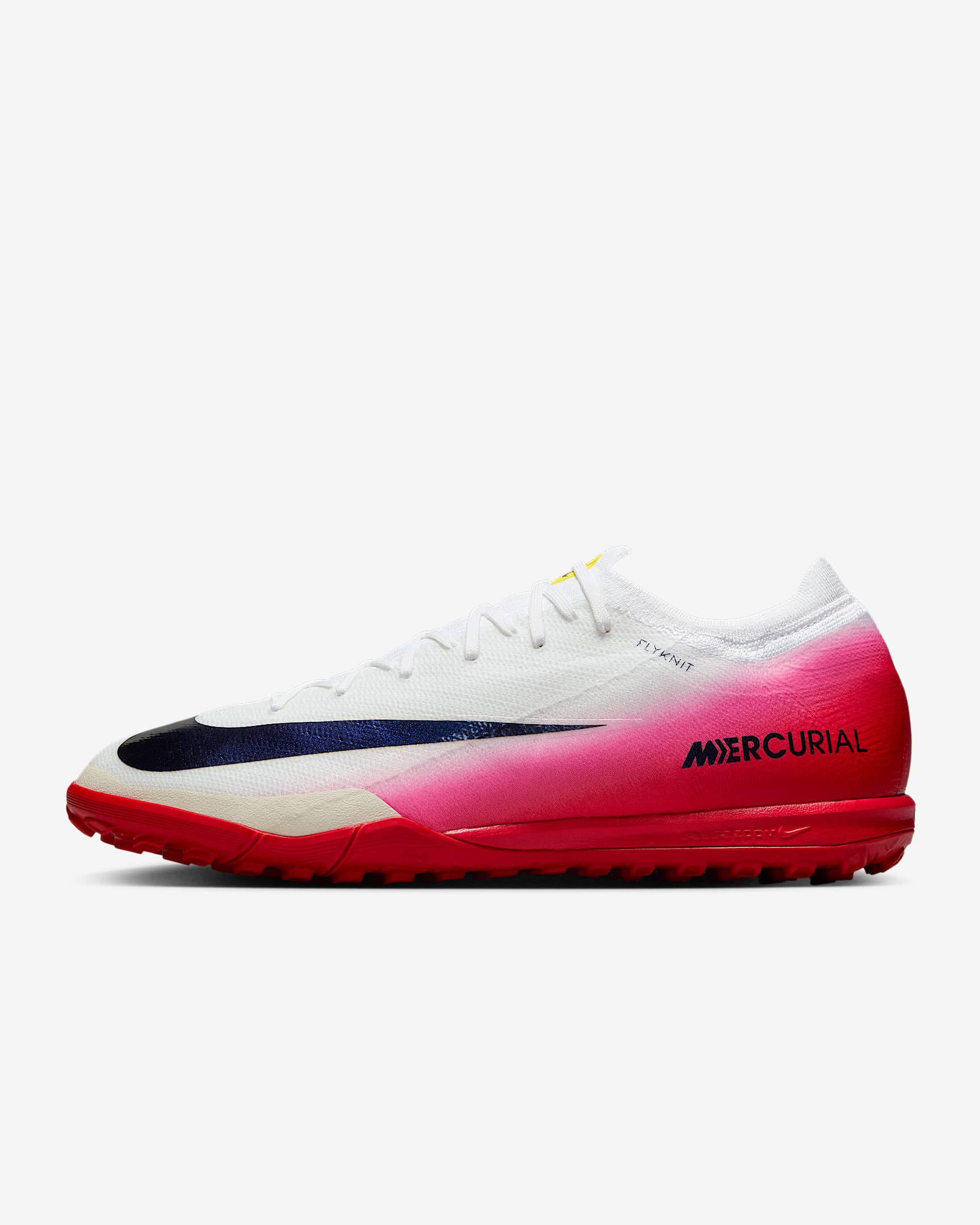 Nike Mercurial Vapor 16 Pro LV8 耐克刺客系列男/女 TF 人造场地低帮足球鞋 - 大学红/暗蓝黑
