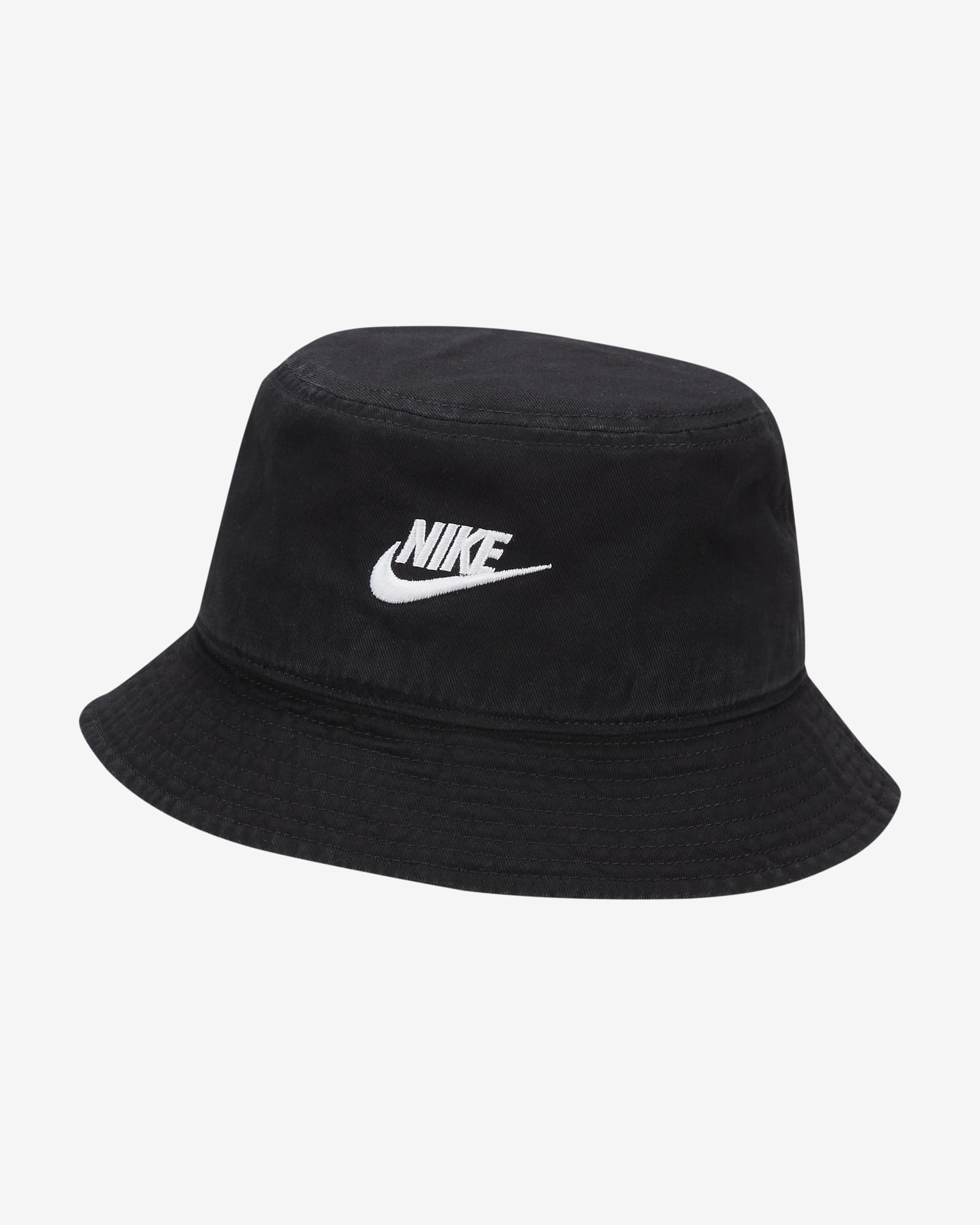 Nike Apex Futura 水洗渔夫运动帽 - 黑/白色