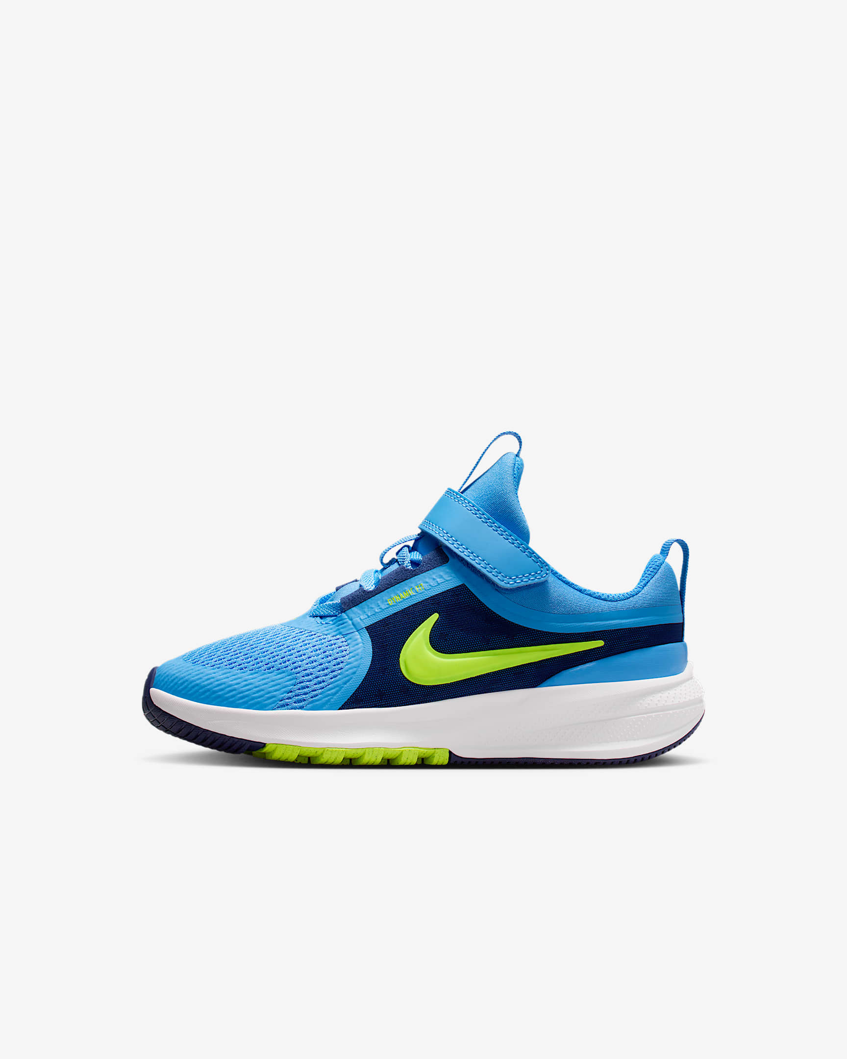 Nike Star Runner 5 耐克摘星号幼童跑步鞋 - 大学蓝/空间蓝/足球灰/荧光黄