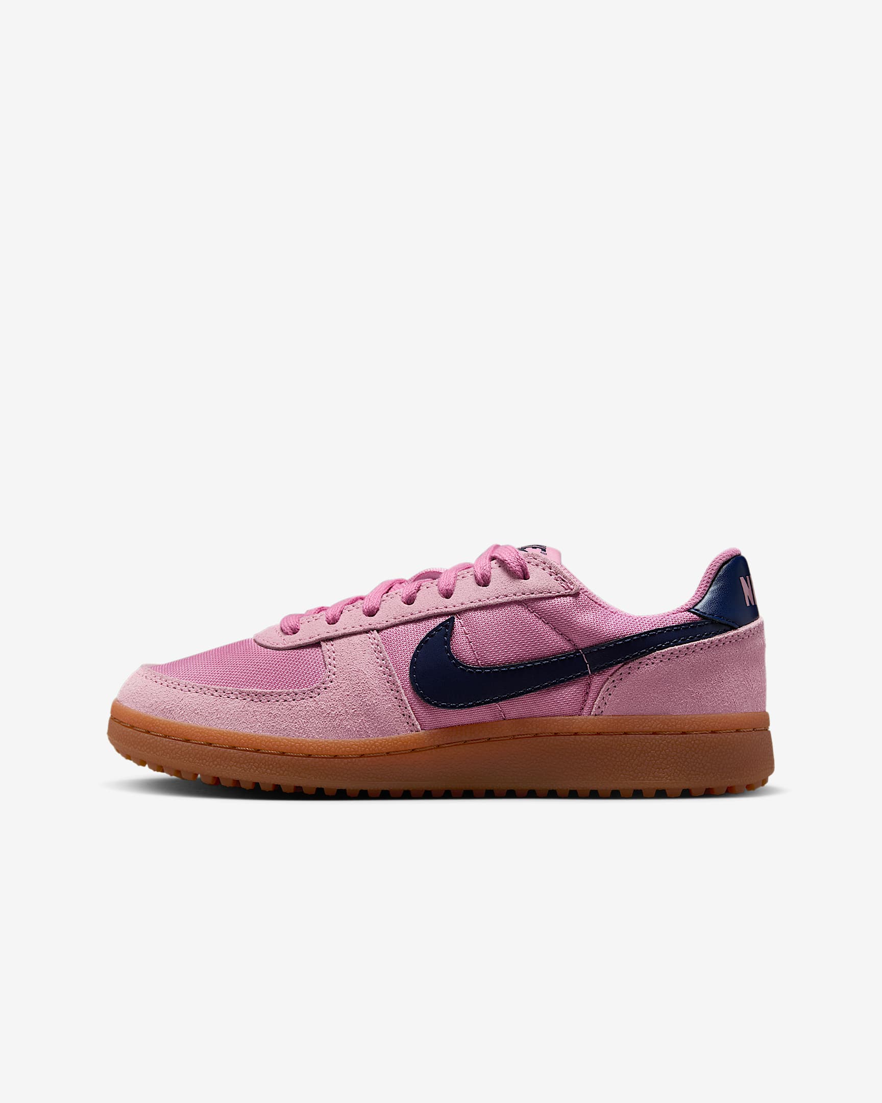 Nike Field General 大童薄底运动鞋 - 元素粉/橡皮中褐/黑曜石色