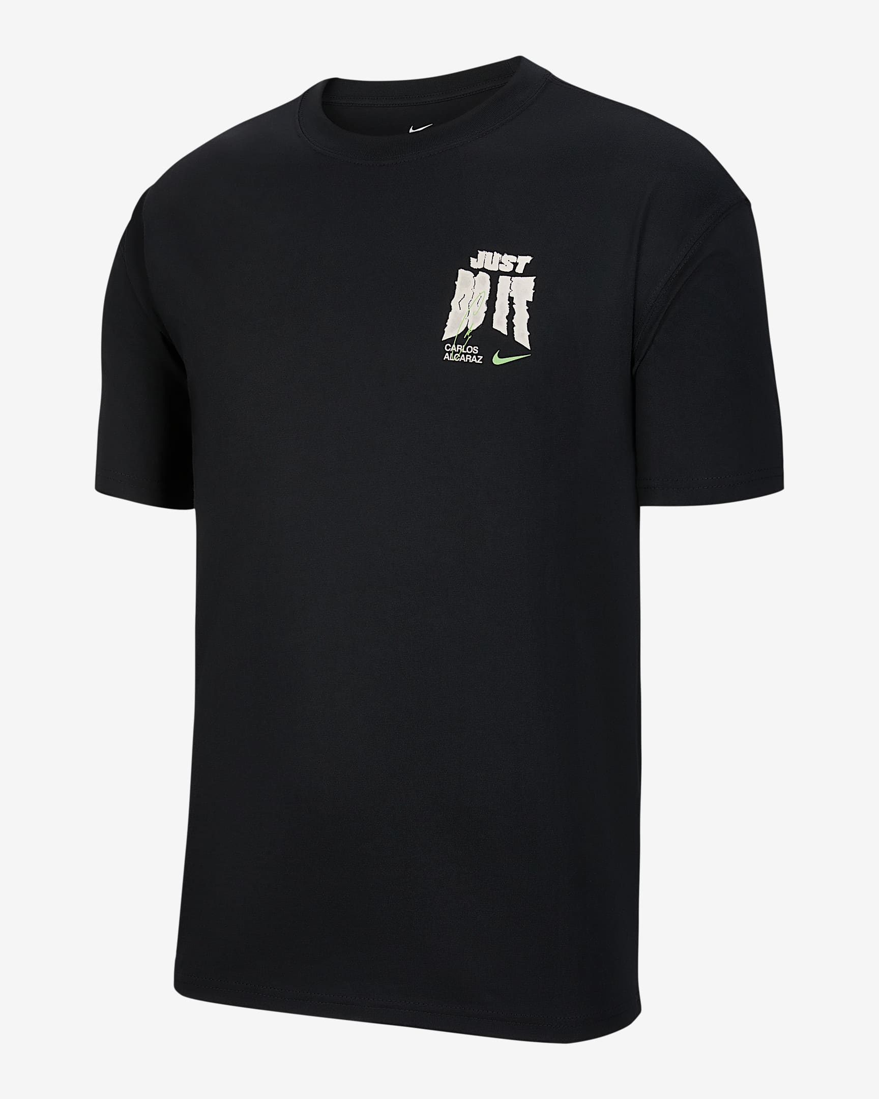 Nike 男子网球T恤 - 黑