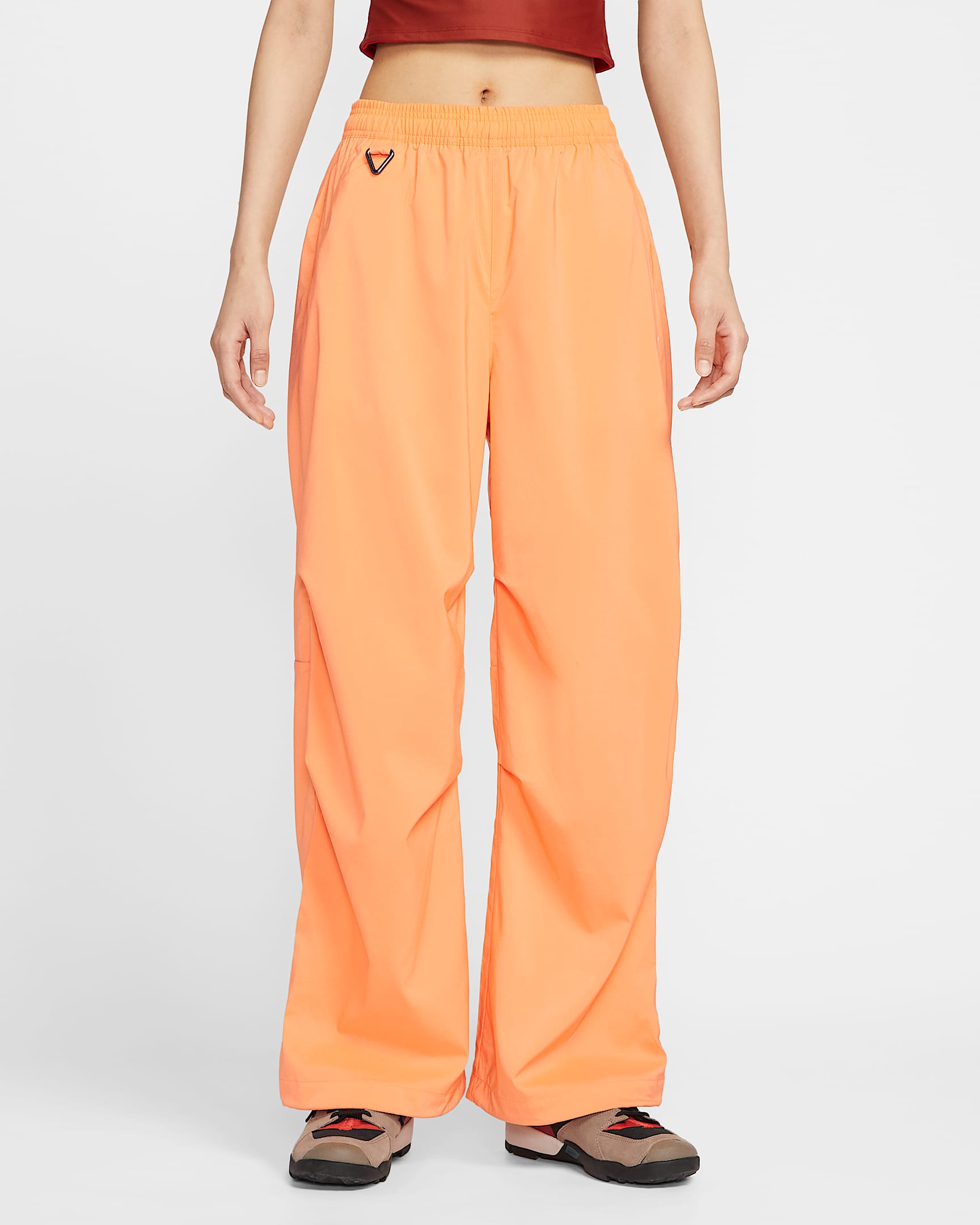 Nike ACG 女子高腰防晒速干长裤 - 马拉喀什橙/明亮紫/黑/山峰白