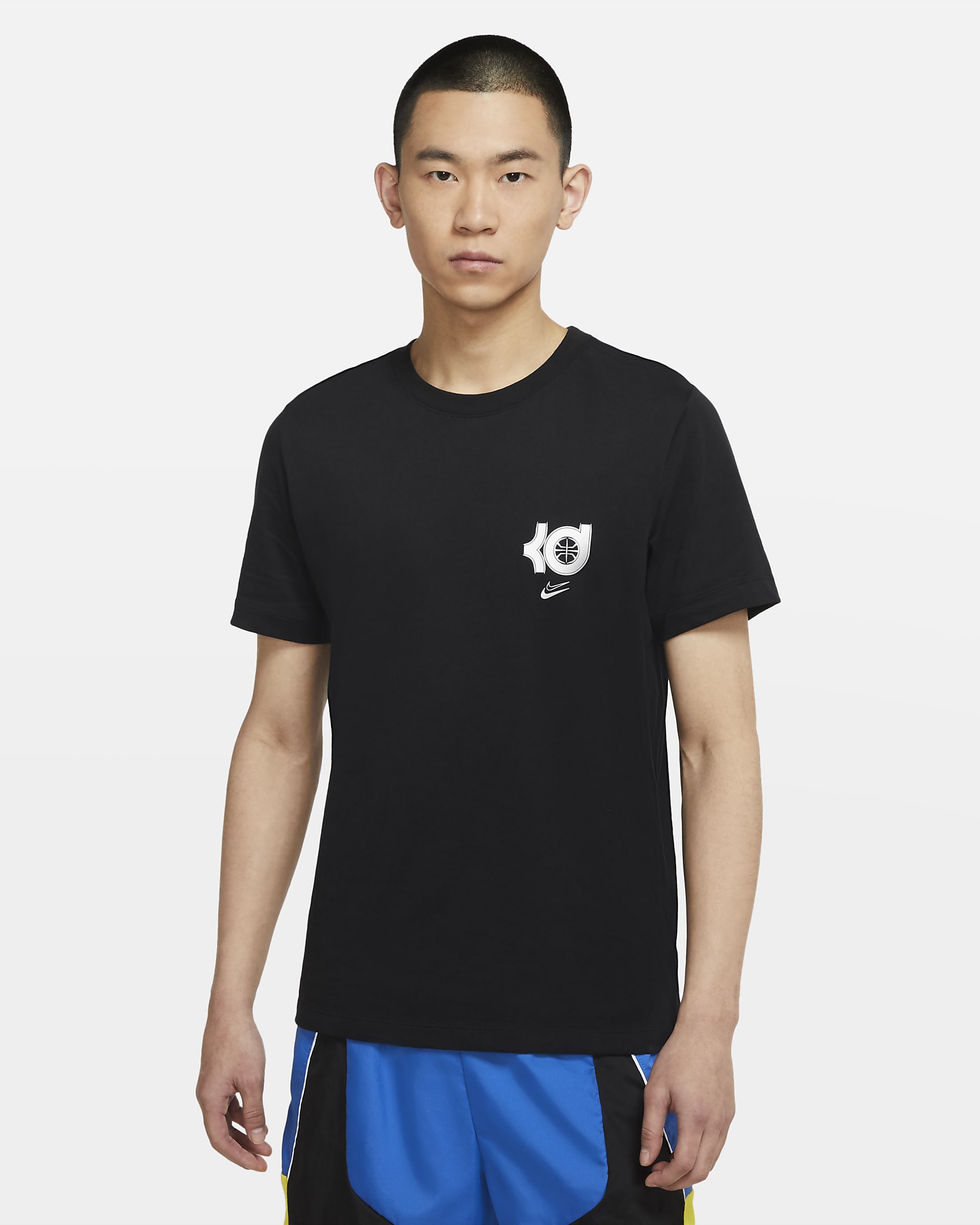 Nike Dri-FIT KD Logo 男子篮球T恤 - 黑