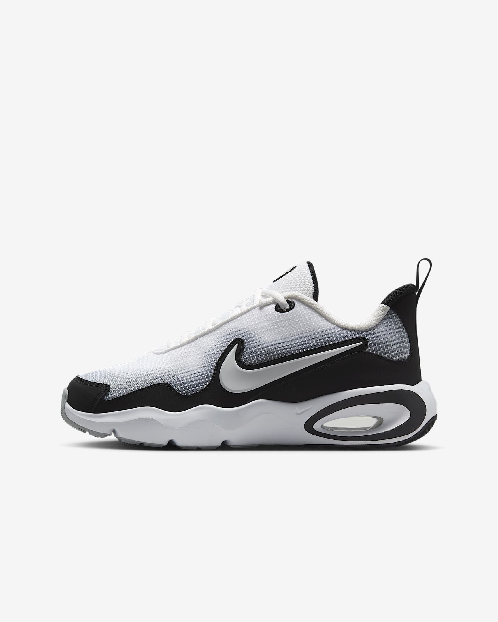 Nike Air Max Nova 大童运动鞋 - 白色/黑/狼灰/白色