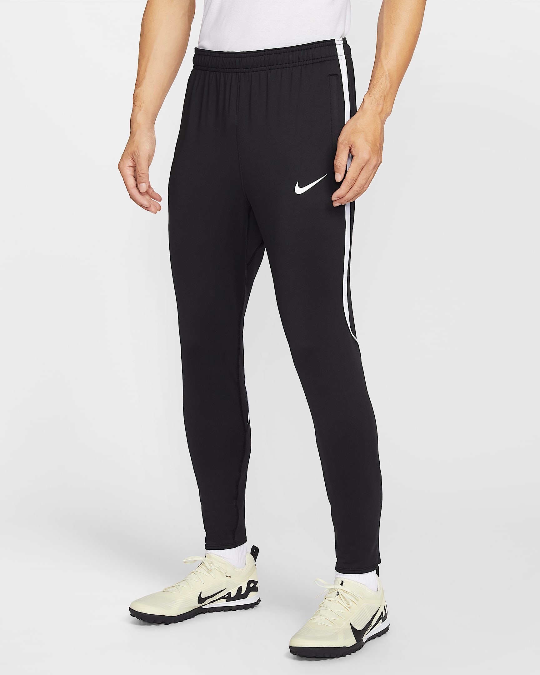 Nike Strike Dri-FIT 男子速干足球长裤 - 黑/白色/白色/白色