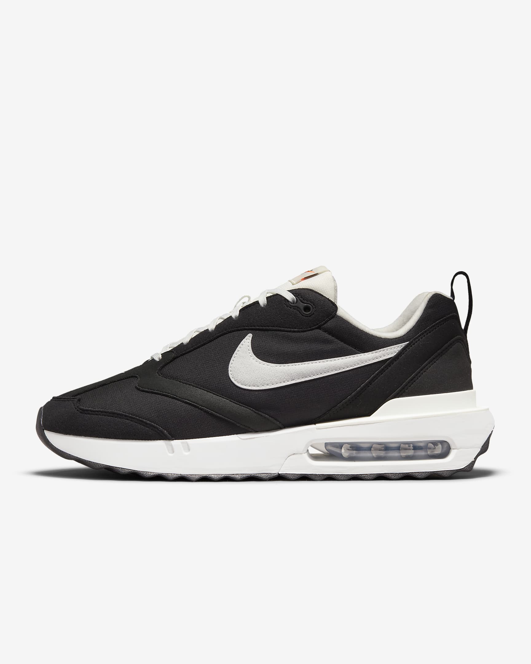 Nike Air Max Dawn 男子运动鞋 - 黑/金属银/荷兰橙/山峰白