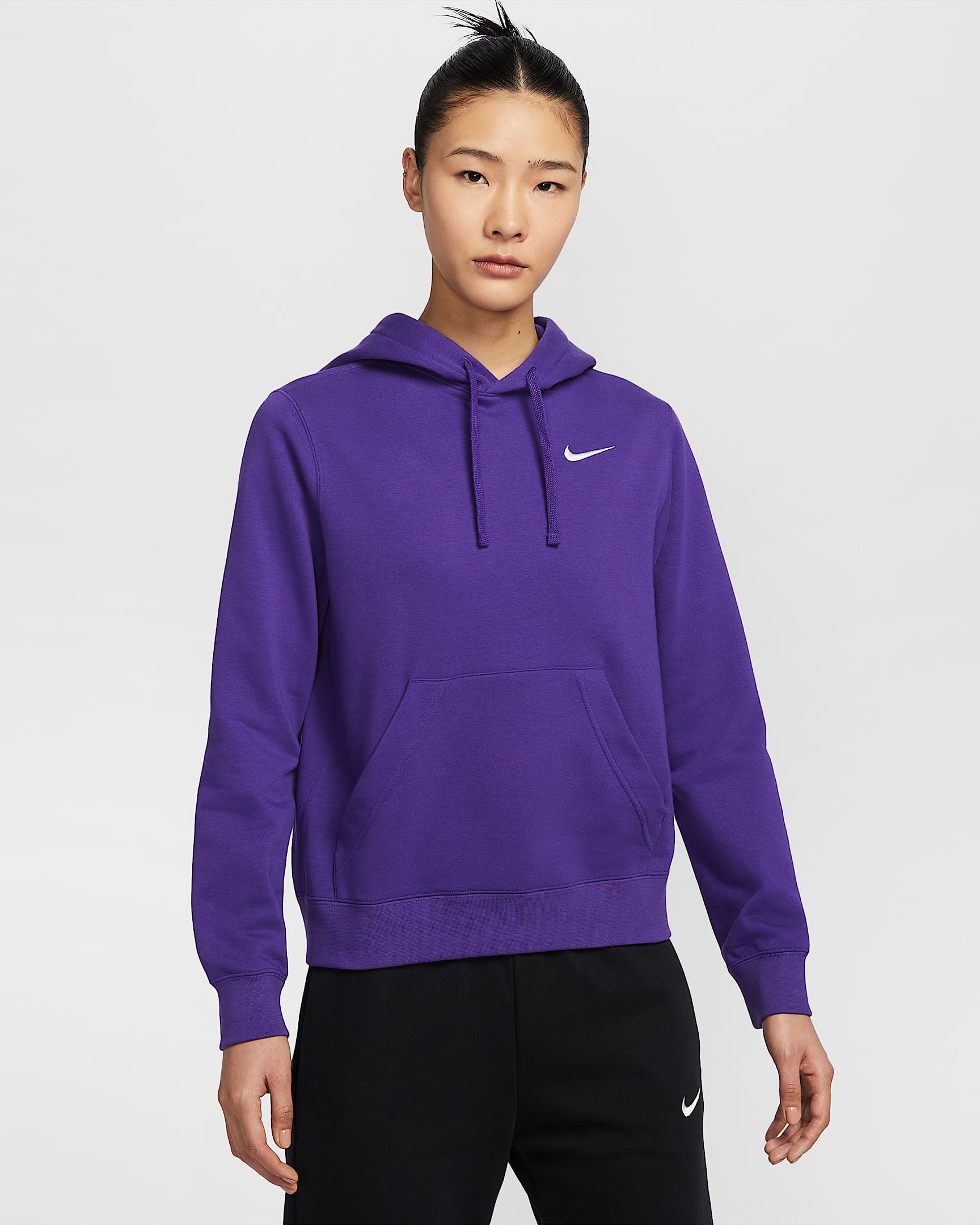 Nike Team Club 女子套头连帽衫 - 庭紫