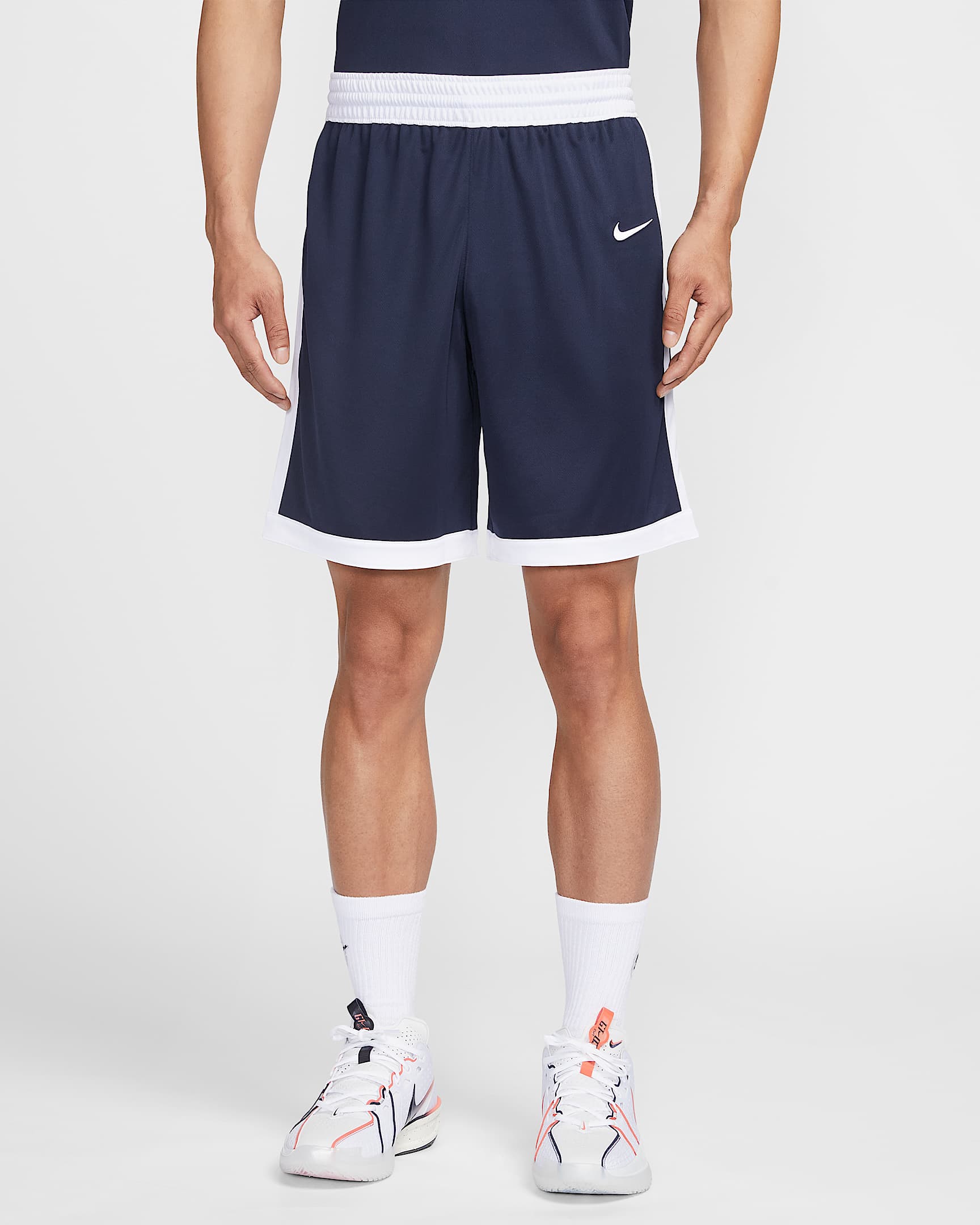 Nike Dri-FIT Stock Crossover 男子速干短裤 - 黑曜石色
