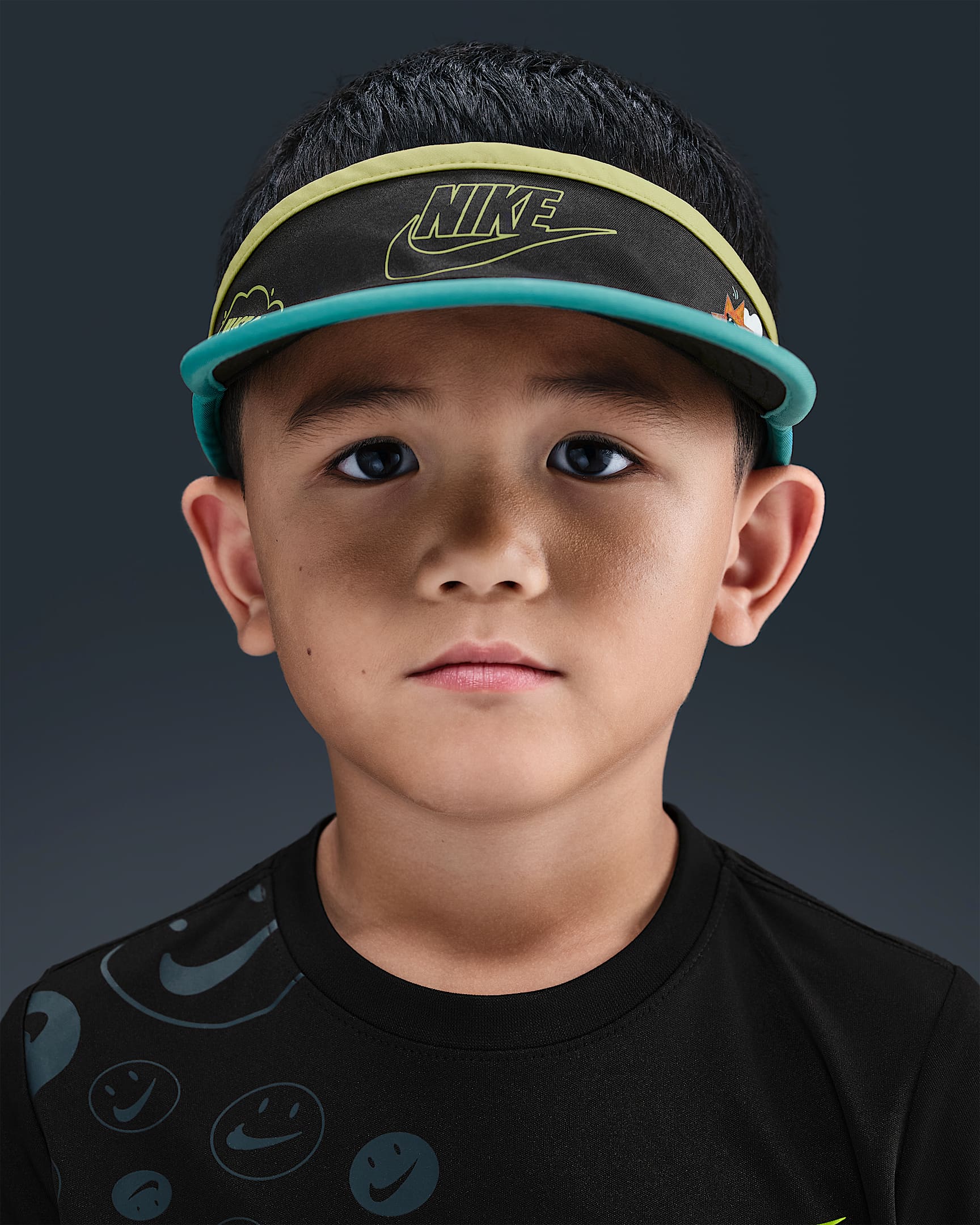 Nike Just Believe Dri-FIT 幼童速干遮阳帽 - 黑