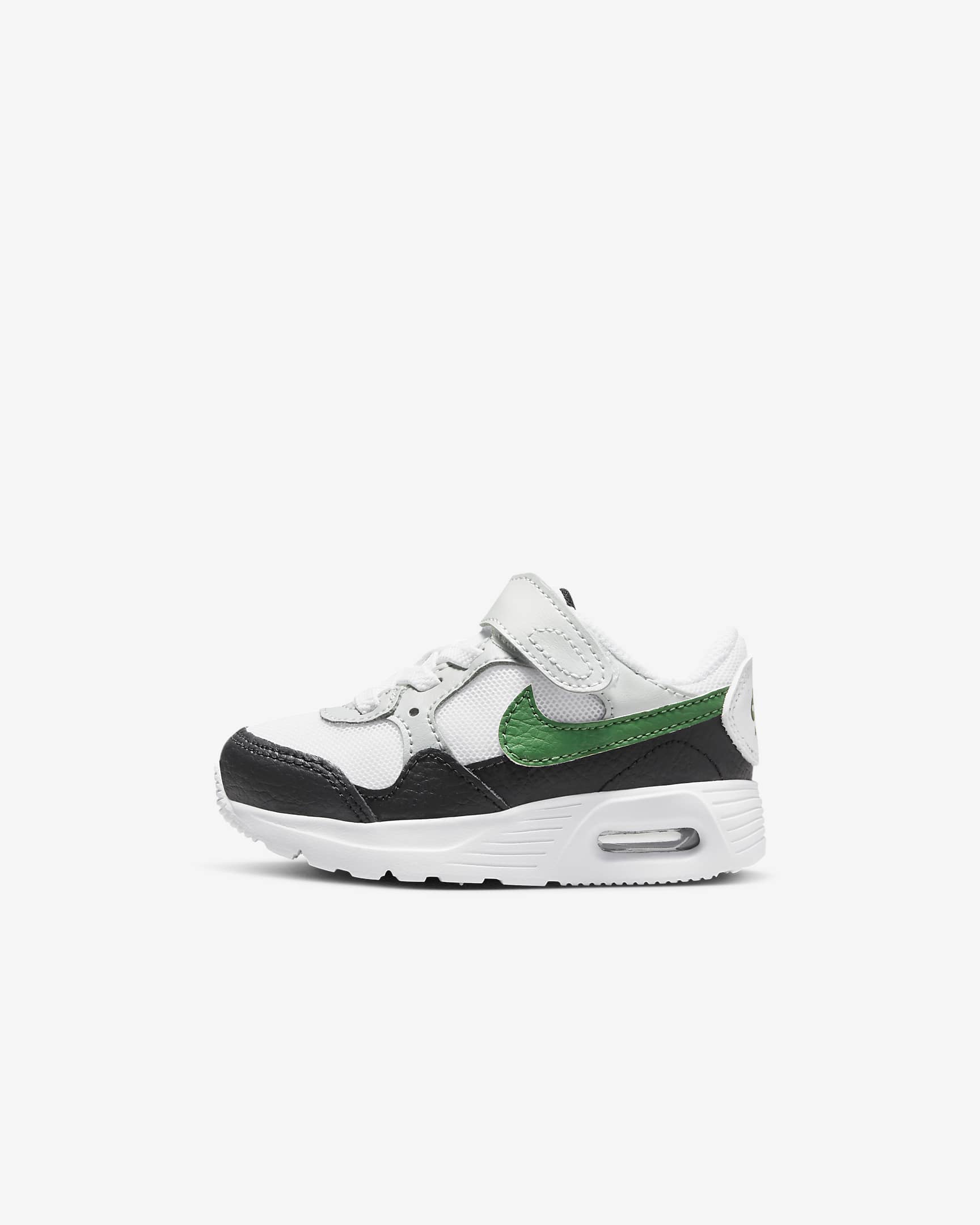 Nike Air Max SC (TDV) 婴童运动童鞋 - 白色/黑/白金色/峡谷绿