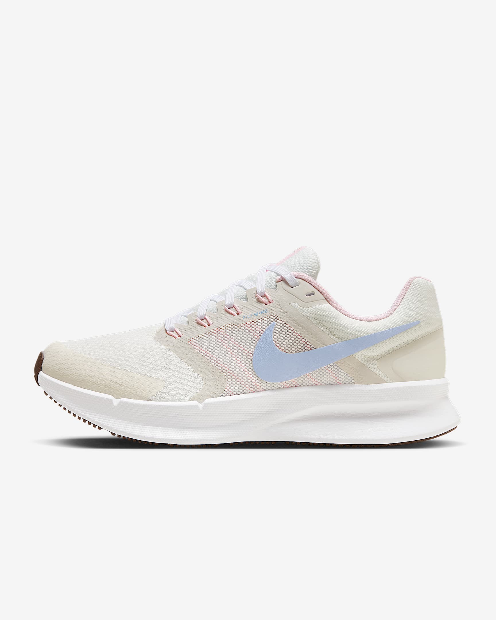 Nike Run Swift 3 女子公路跑步鞋 - 帆白/白色/泡沫粉/复古蓝灰