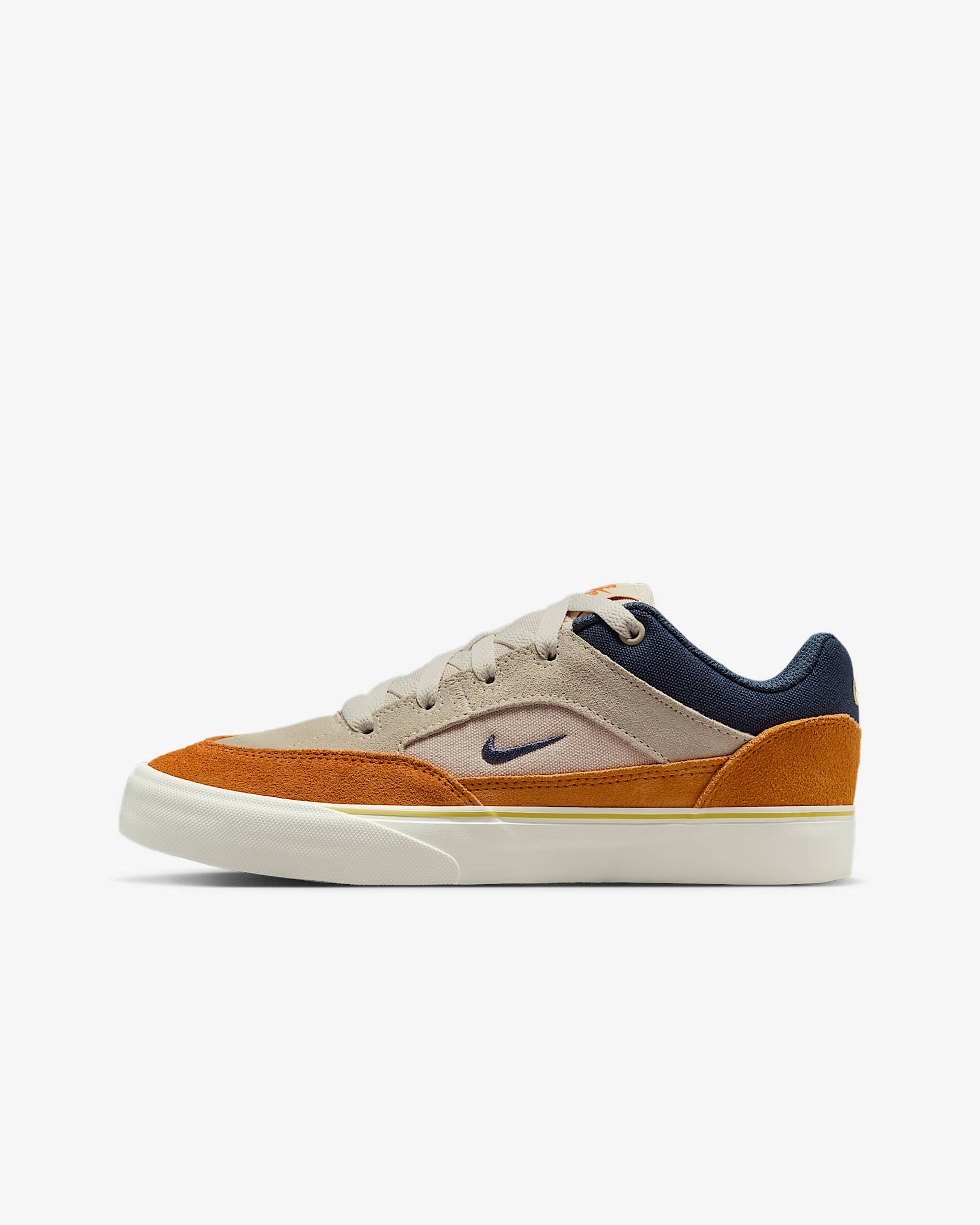 Nike SB Malor 大童薄底滑板鞋 - 浅土褐/君王/帆白/闪电蓝