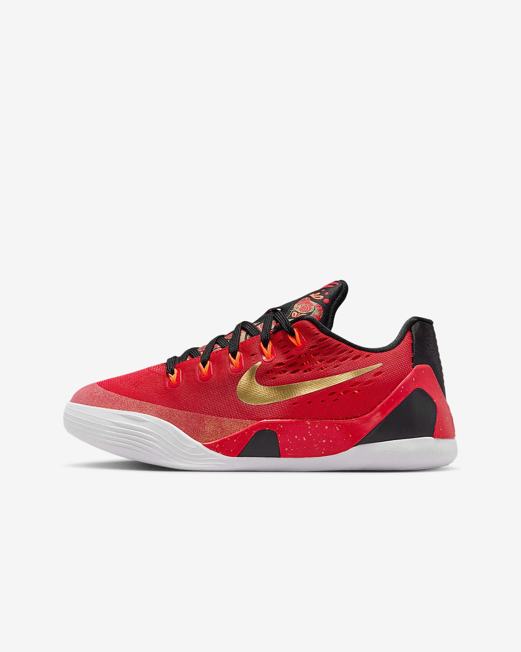 Kobe IX Low EM 科比大童运动鞋 - 大学红/黑/金属色