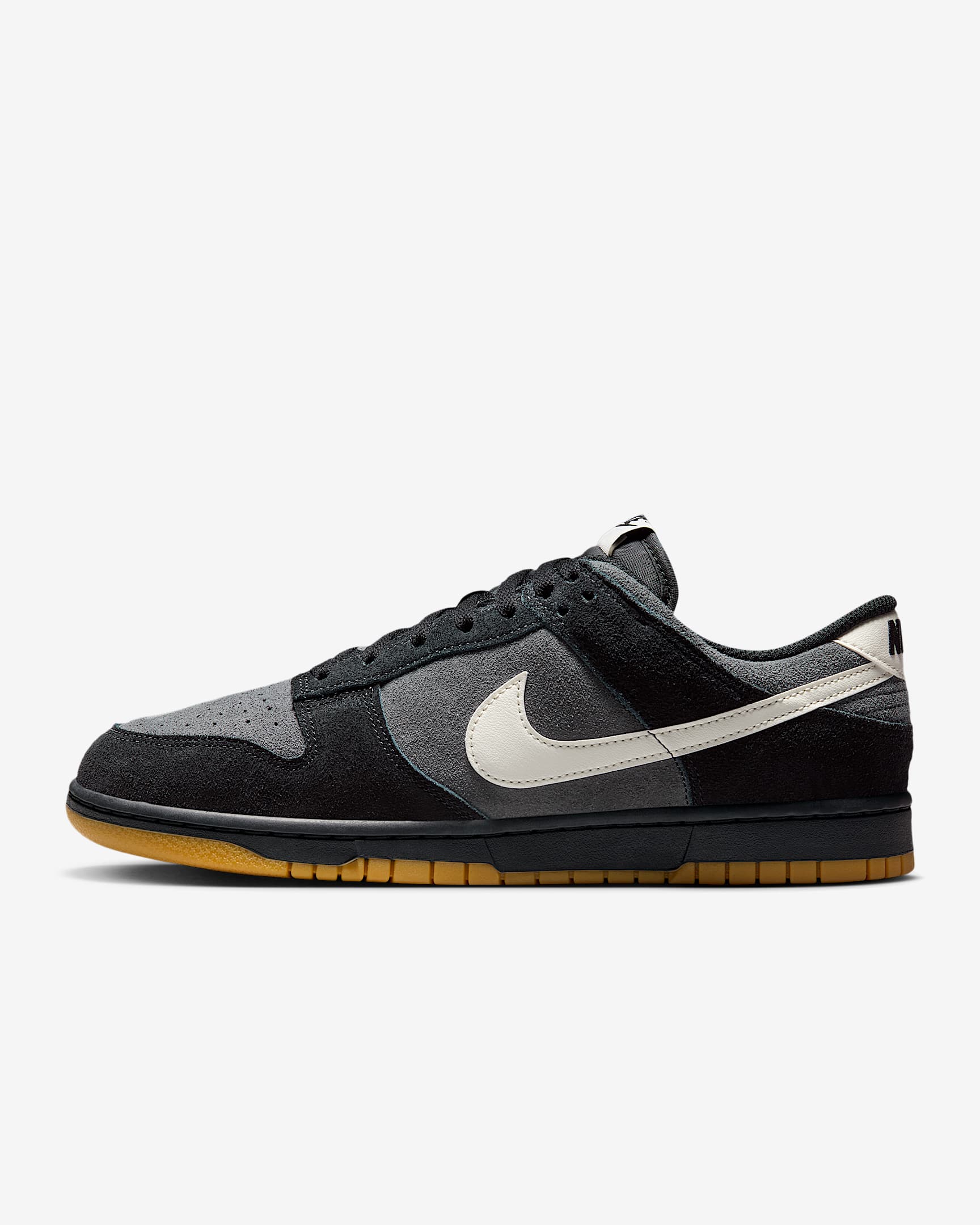 Nike Dunk Low Retro SE 男子运动鞋板鞋 - 黑/煤黑/橡皮浅褐/淡象牙白