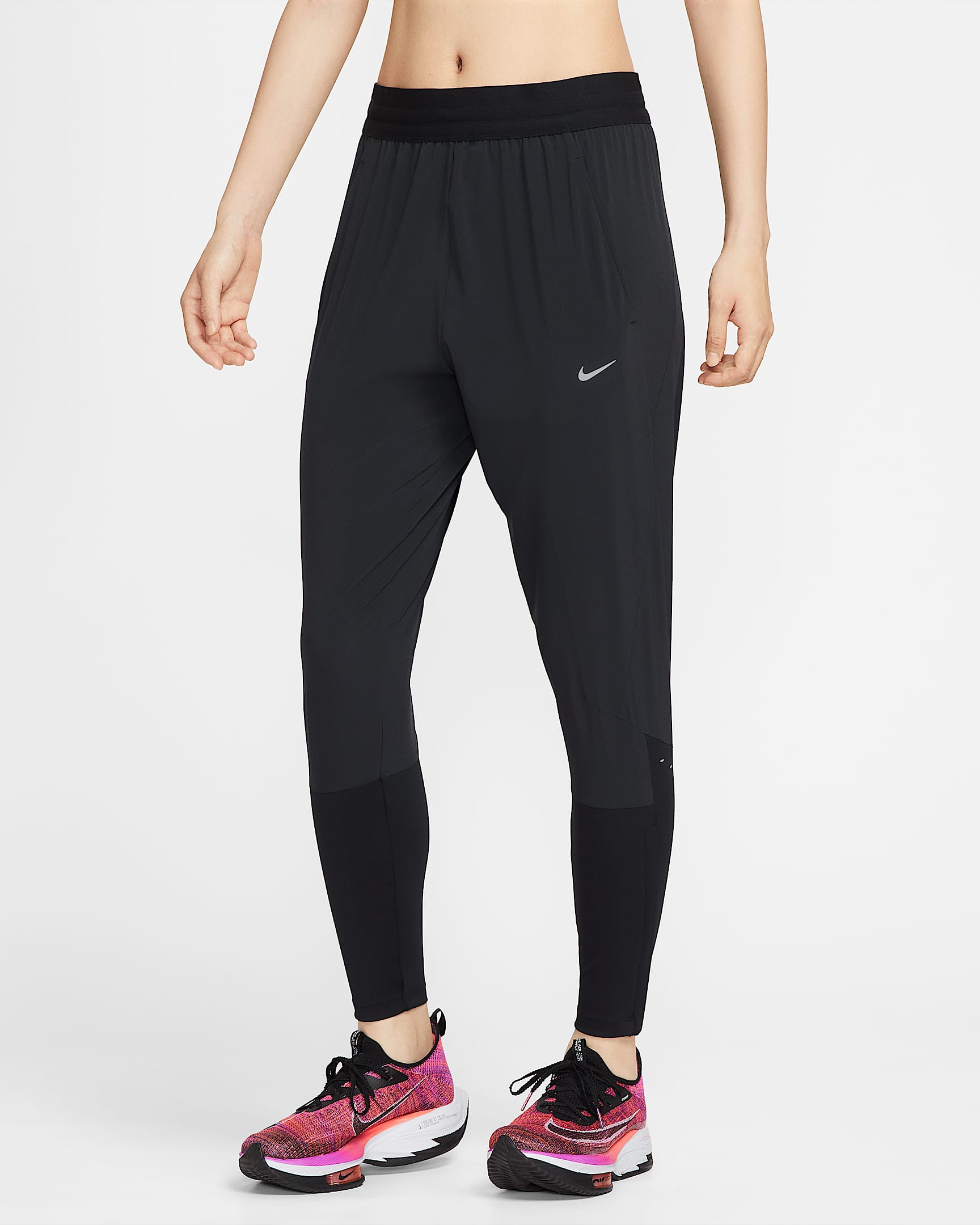 Nike Swift Dri-FIT 女子速干中腰跑步长裤 - 黑