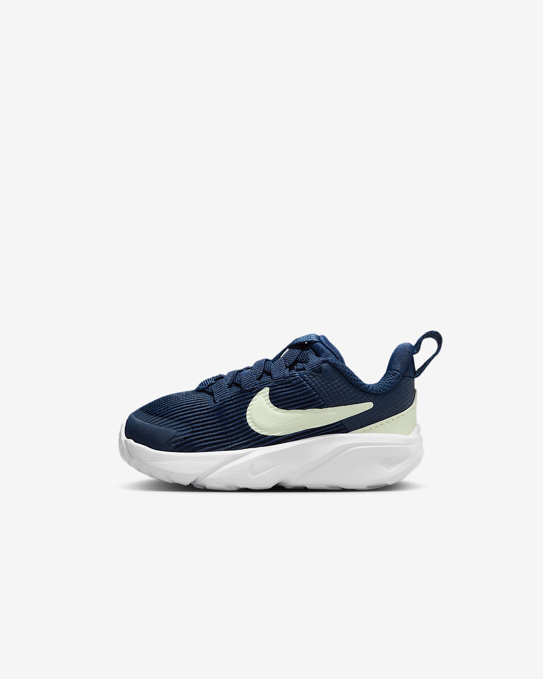 Nike Star Runner 4 耐克摘星号婴童运动鞋 - 深藏青/仙人掌绿/白色/浅荧光黄