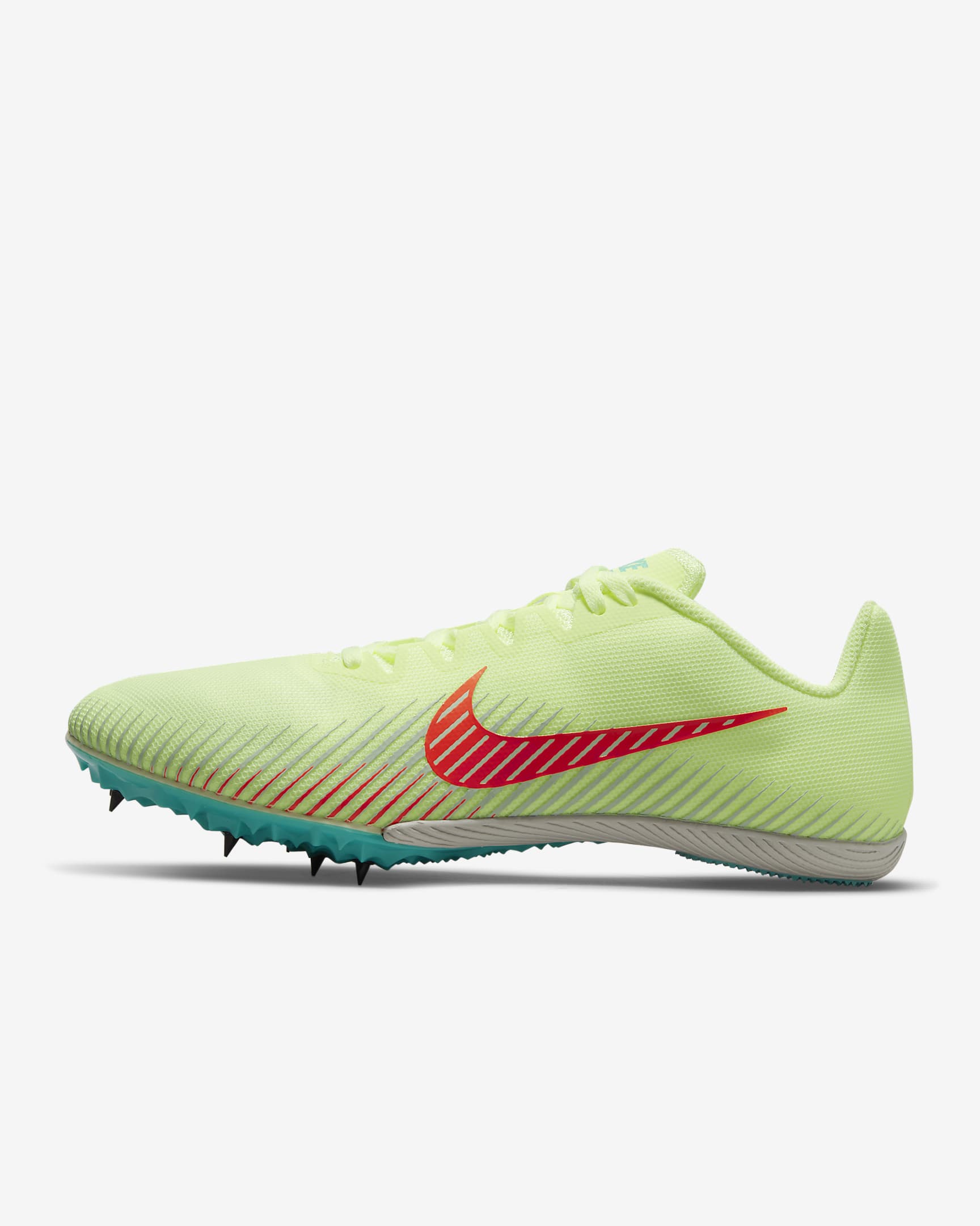 Nike Zoom Rival M 9 男/女跑步鞋 - 微黄绿/活力宝蓝/尘光子色/超级橙