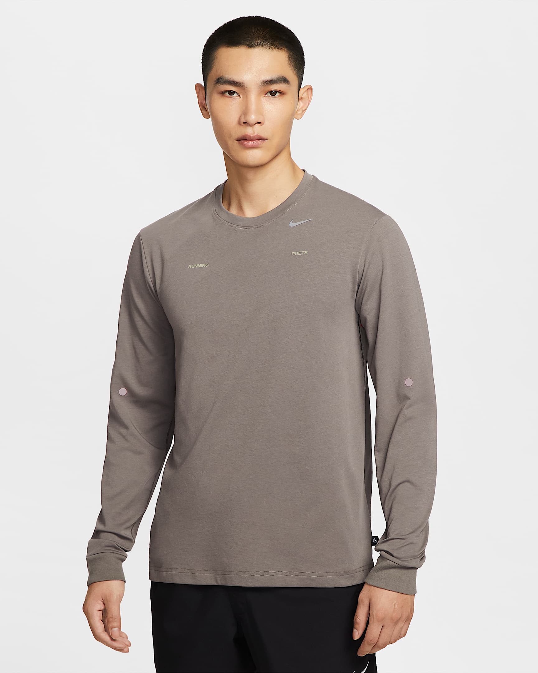 Nike Primary Dri-FIT 男子速干长袖上衣 - 洞穴石色