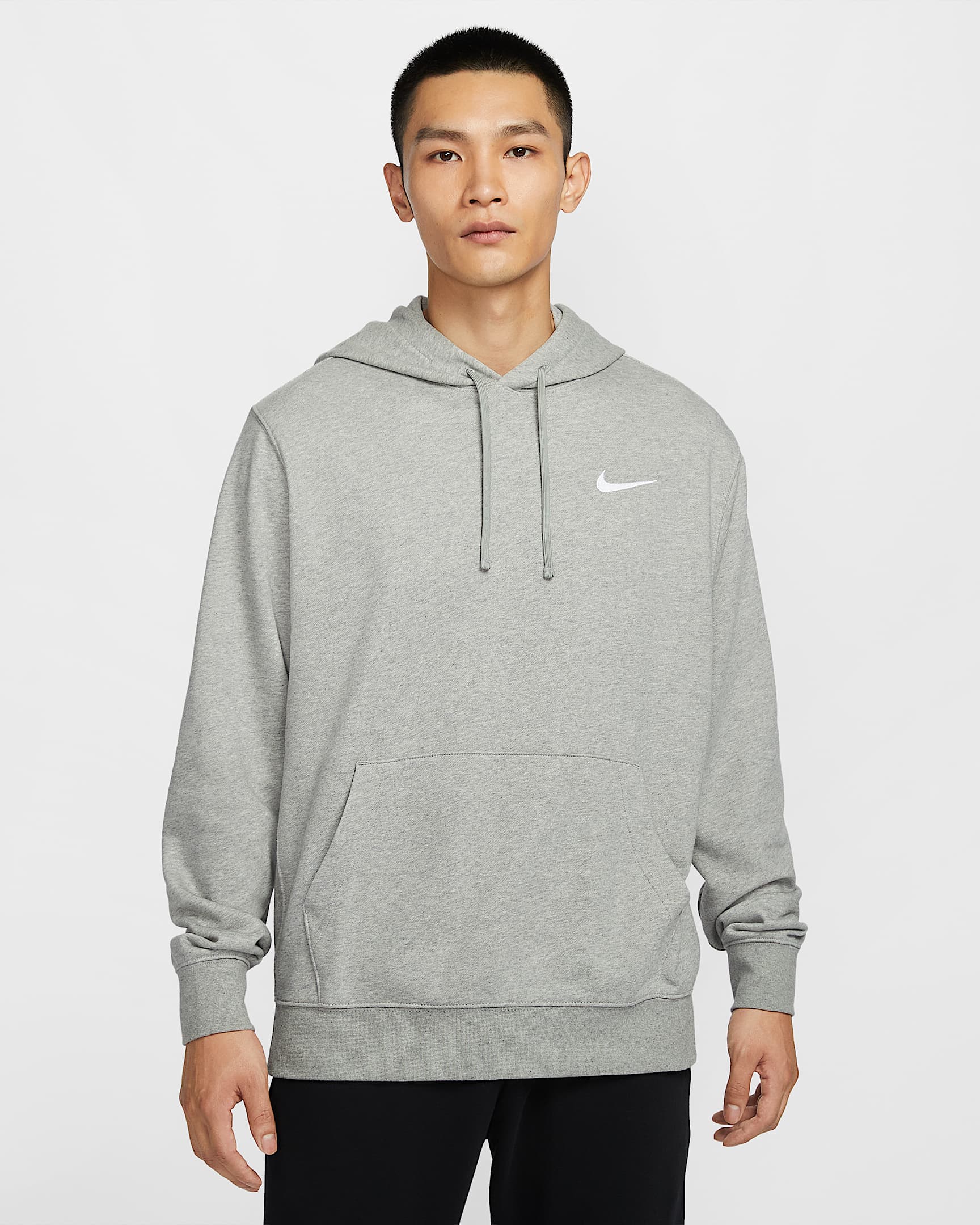 Nike Club 男子套头连帽衫 - 调色暗灰/白色