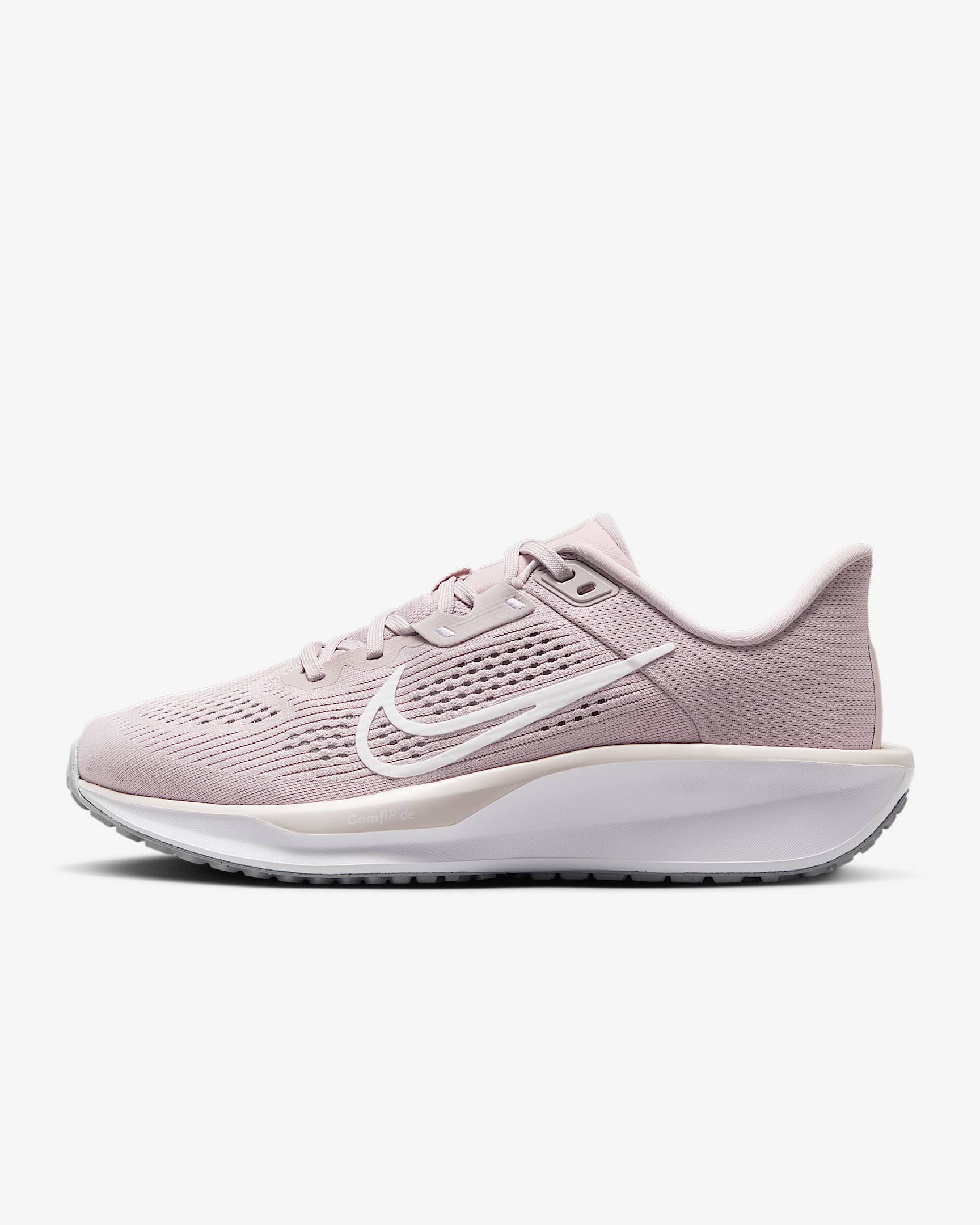 Nike Quest 6 女子柔软回弹公路跑步鞋 - 灰紫/狼灰/白色