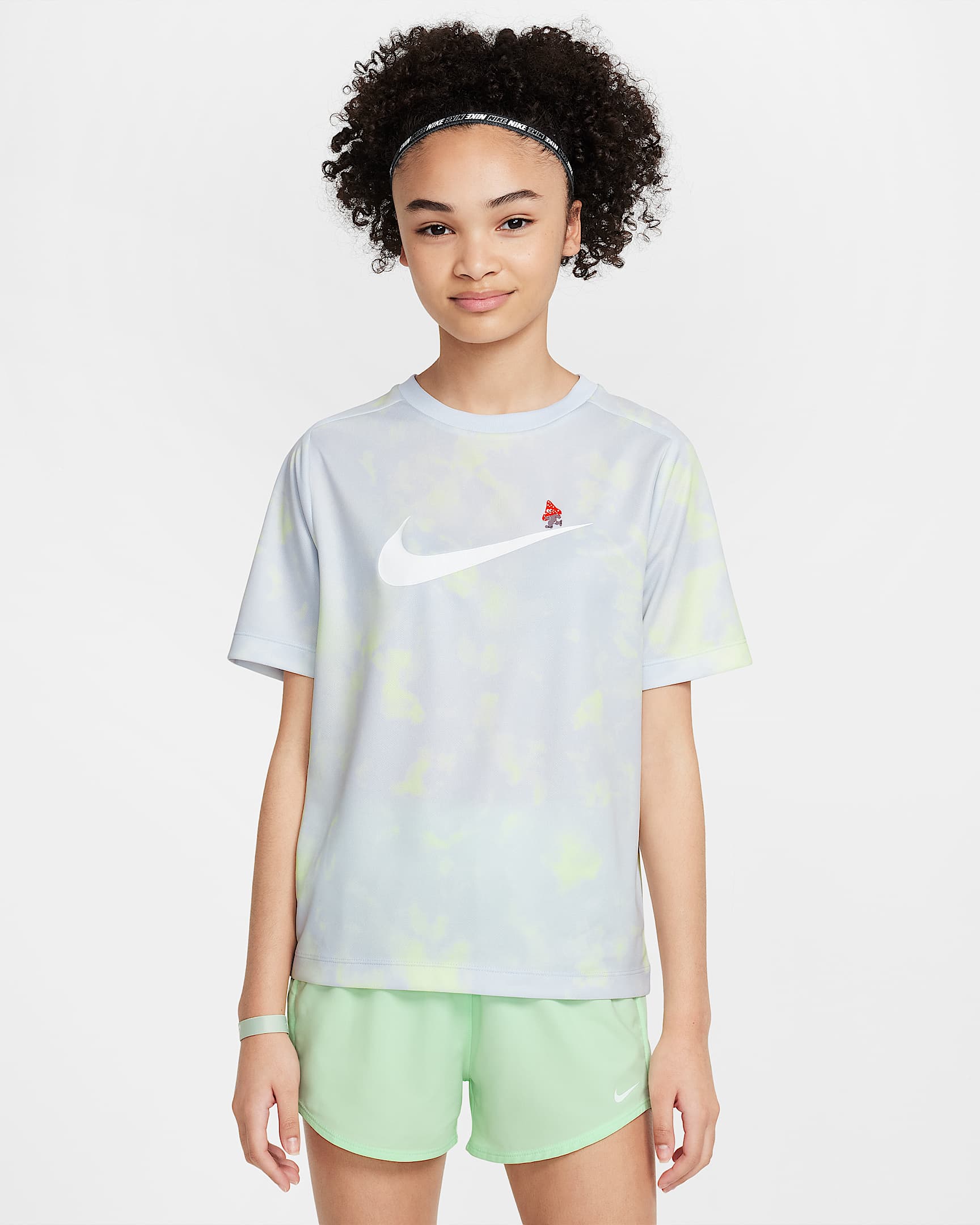 Nike Multi Dri-FIT 大童(男孩)速干短袖上衣 - 足球灰