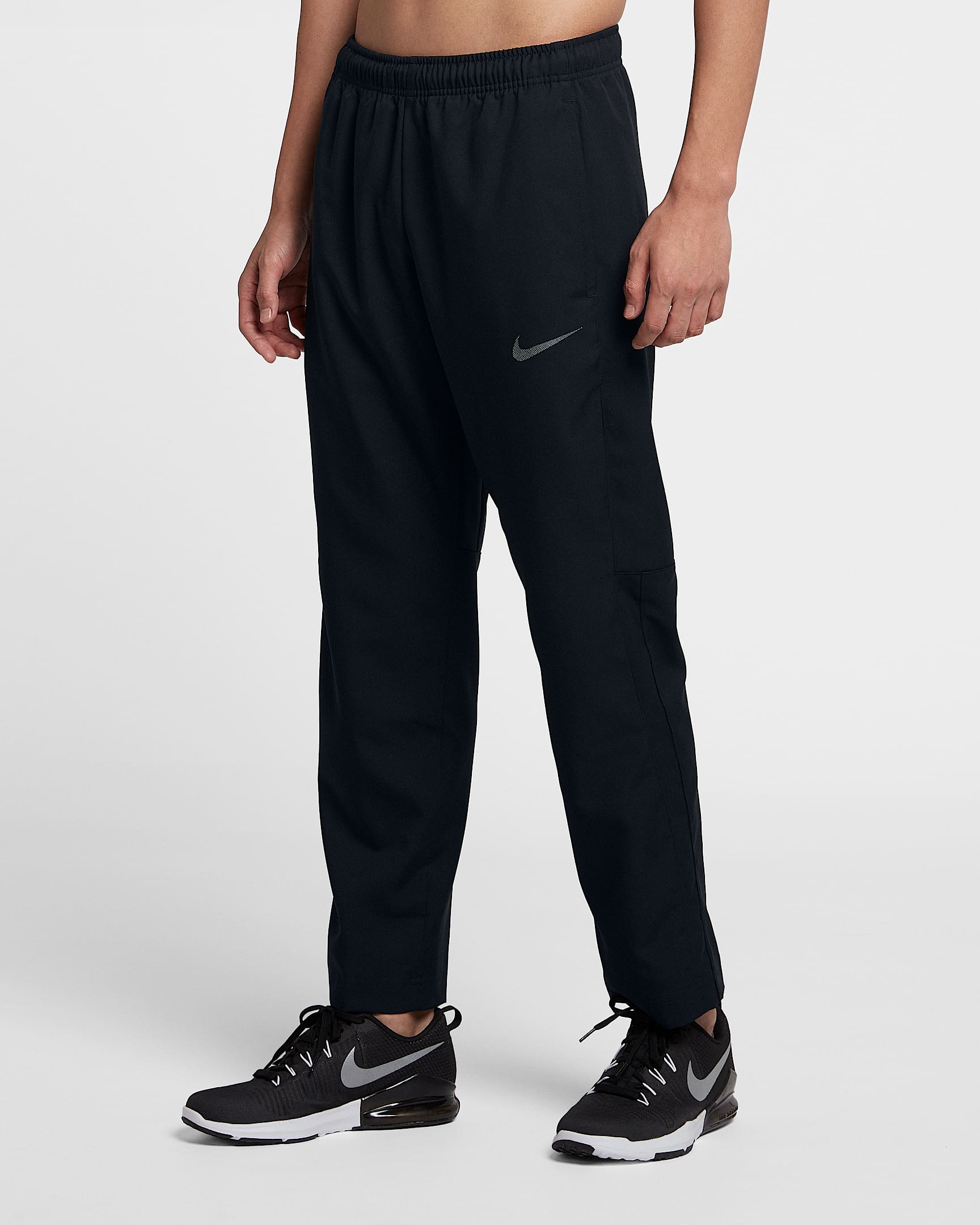 Nike Dri-FIT 男子训练长裤 - 黑/黑/金属赭