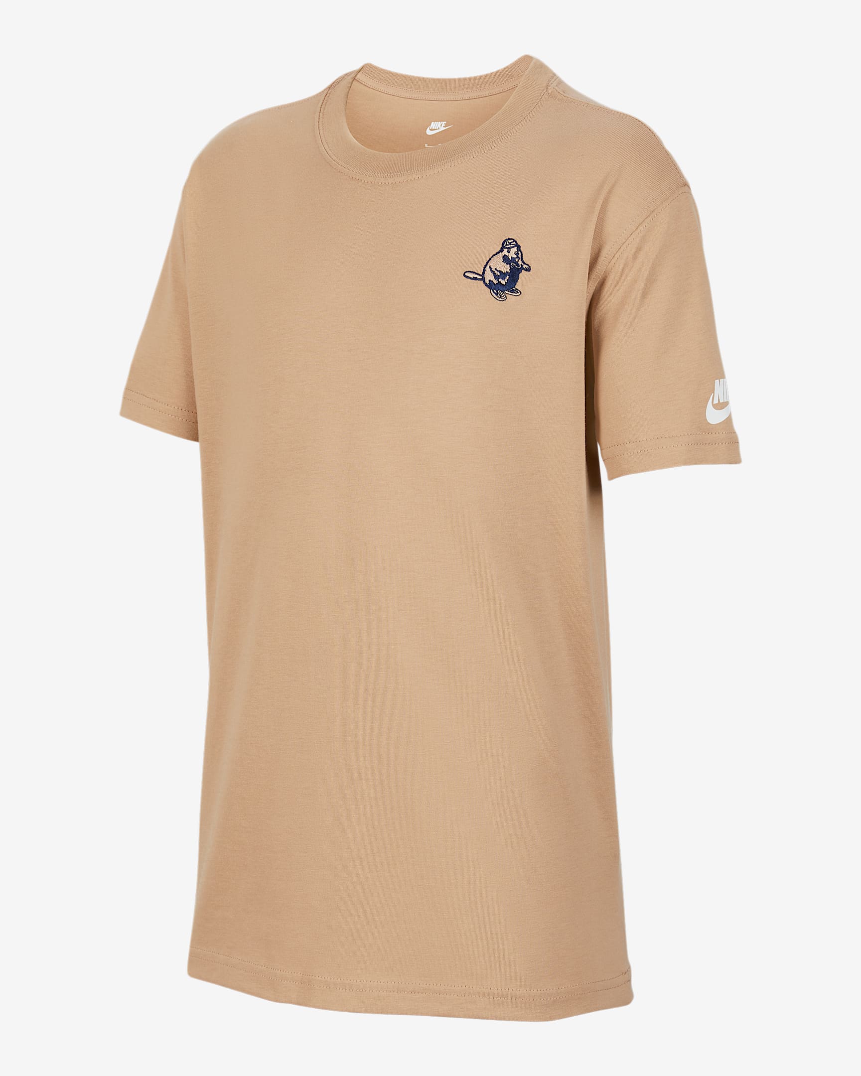 Nike Sportswear 大童宽松复古T恤 - 麻黄