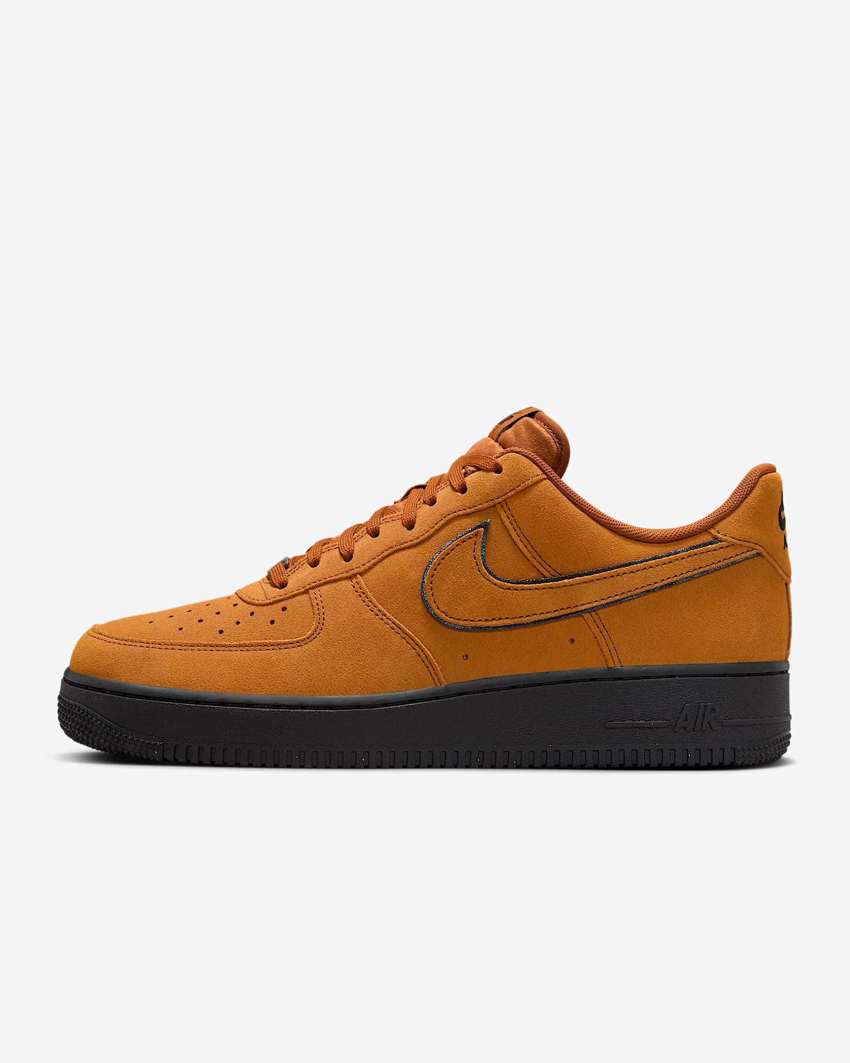 Nike Air Force 1 '07 LV8 男子空军一号运动鞋 - 沙漠黄褐/黑/沙漠黄褐