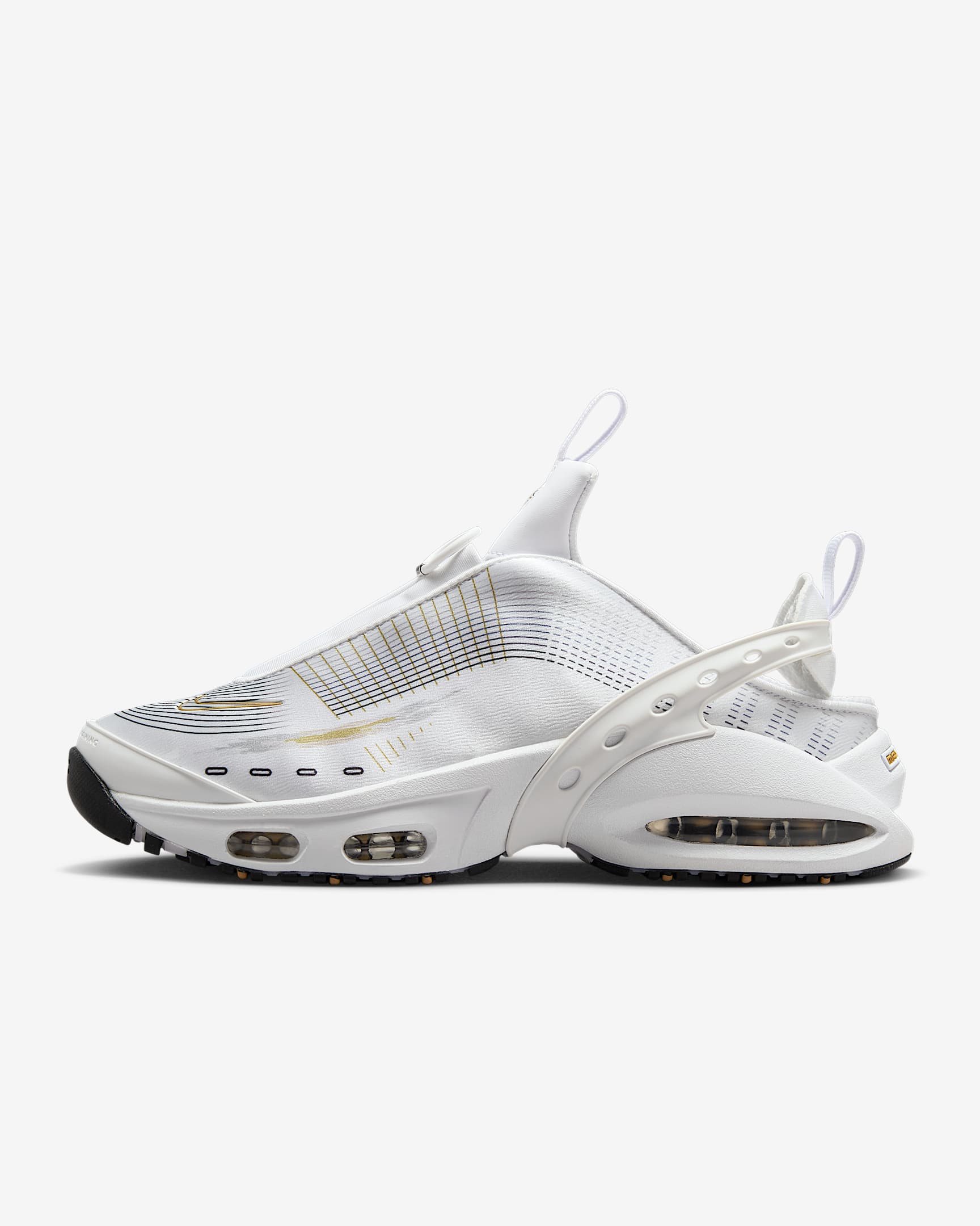 Nike Air Max Craze 女子运动鞋 - 白色/黑/月亮铜/金属色