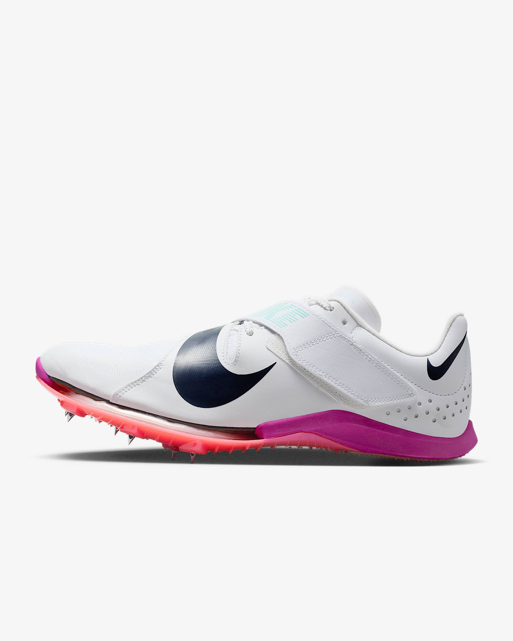 Nike Long Jump Elite 男子田径跳远钉鞋 - 白色/亮深红/黑曜石色