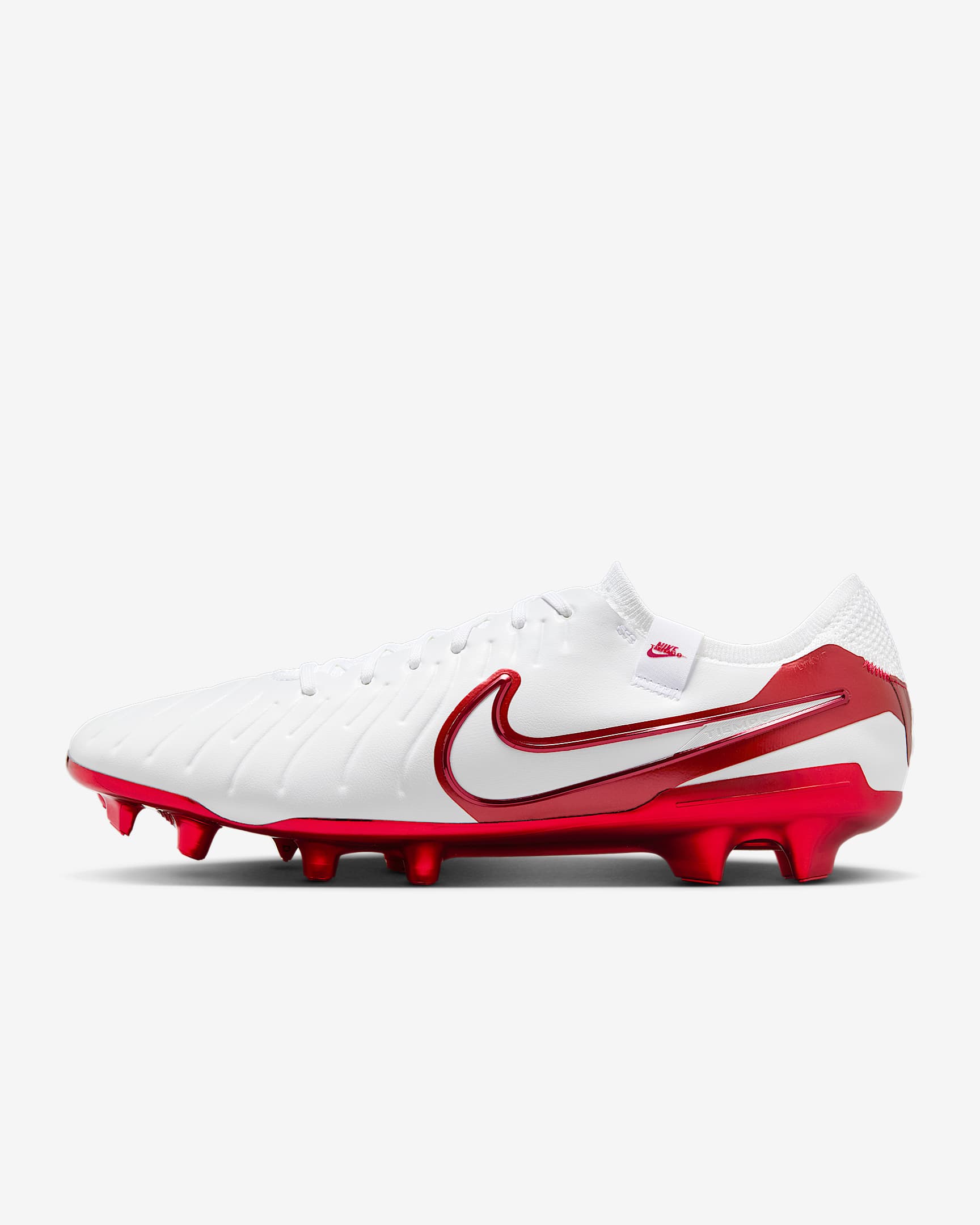 Nike Tiempo Legend 10 Elite LV8 耐克传奇系列男子天然硬质草地低帮足球鞋 - 白色/多色