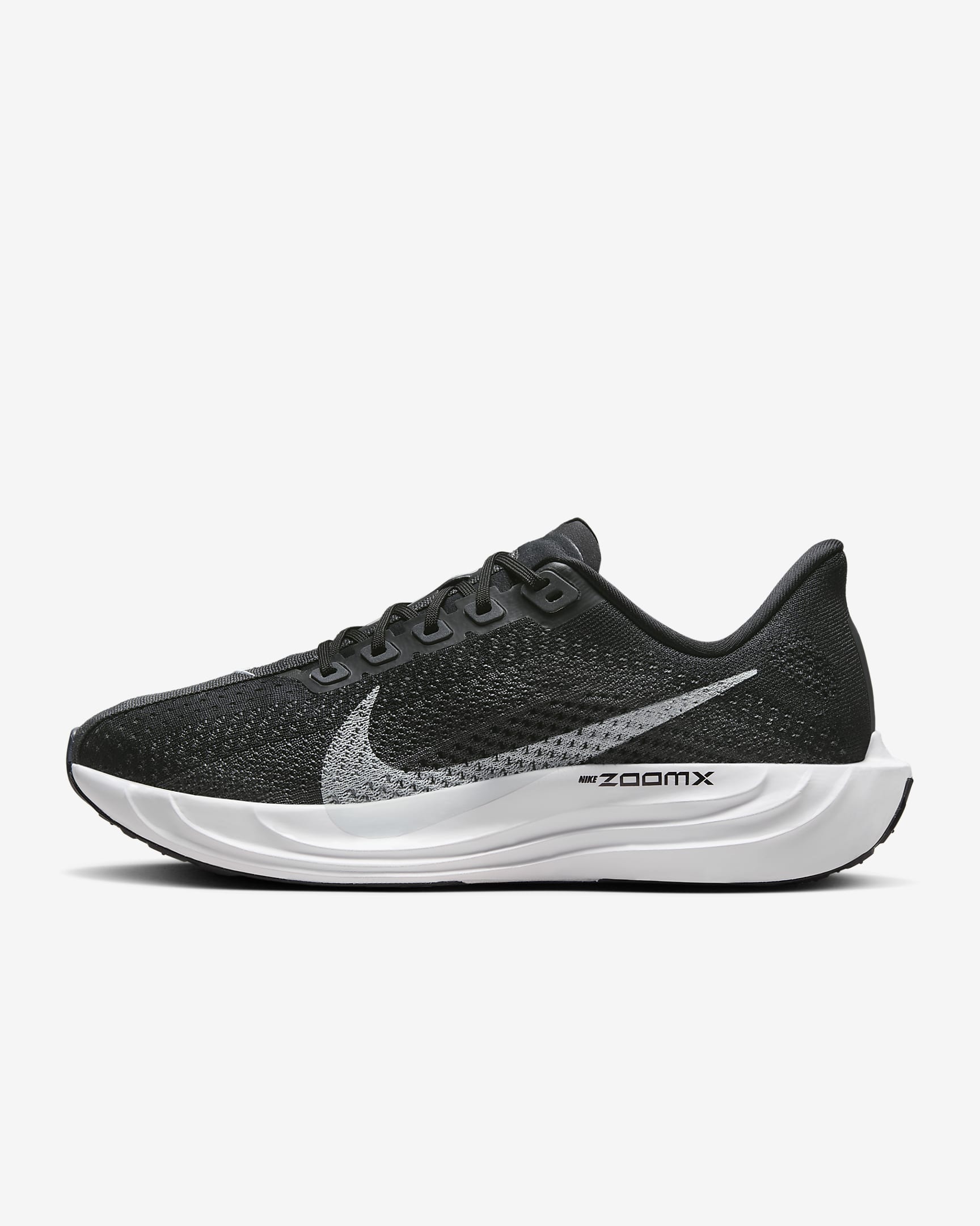 Nike Pegasus Plus 耐克超级飞马女子公路跑步鞋 - 黑/煤黑/白色/白金色