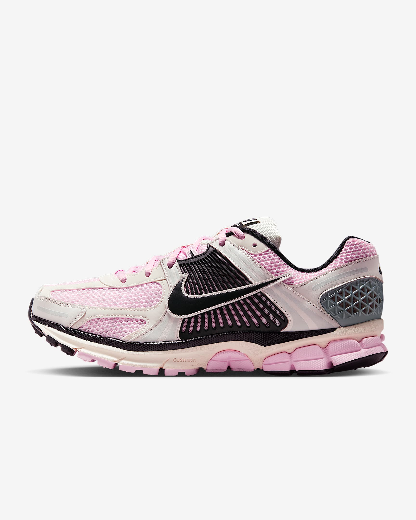 Nike Zoom Vomero 5 耐克迈柔男子复古运动鞋 - 泡沫粉/幻影灰白/金属银灰/黑
