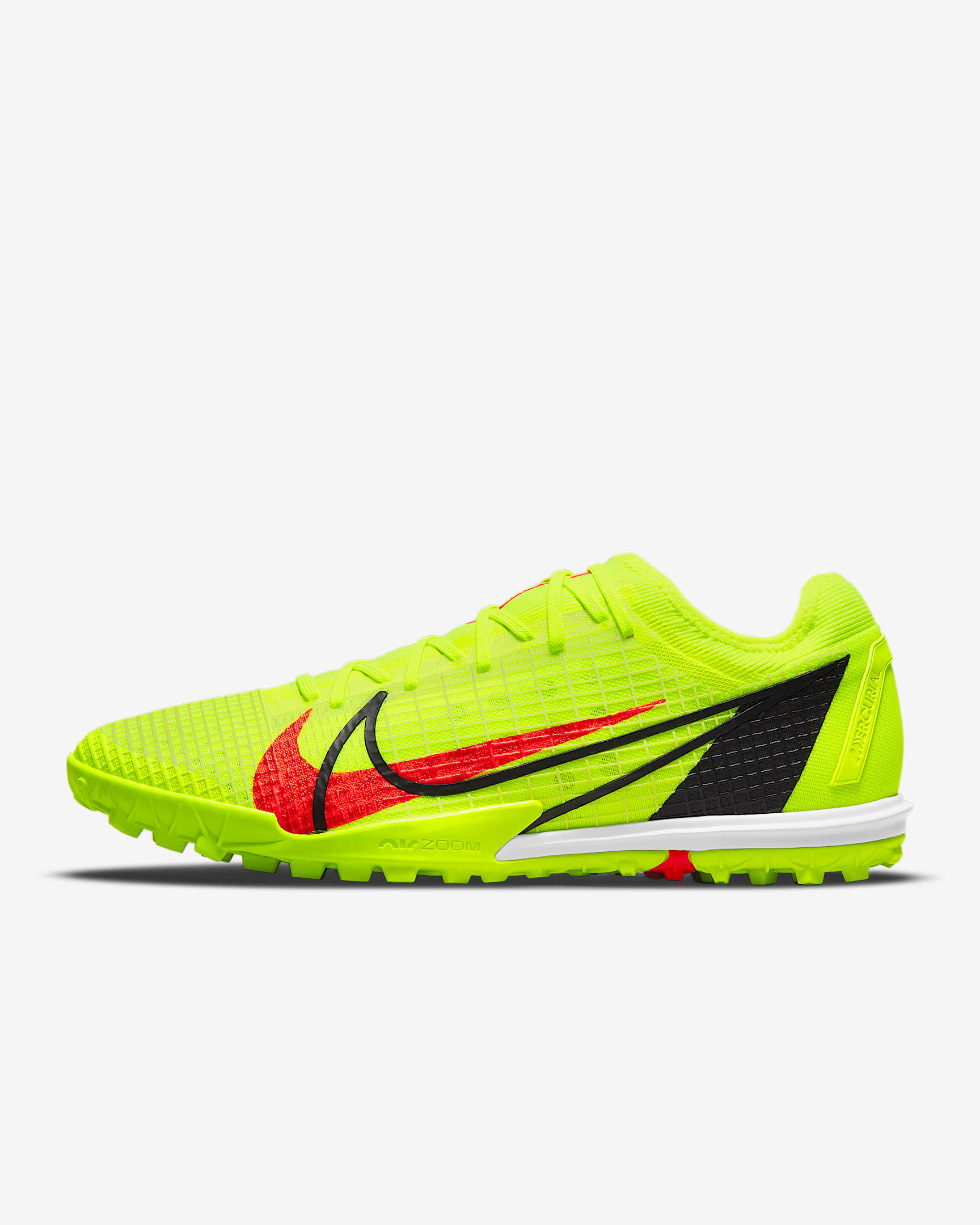 Nike Zoom Vapor 14 Pro TF 男/女人造场地足球鞋 - 荧光黄/黑/亮深红