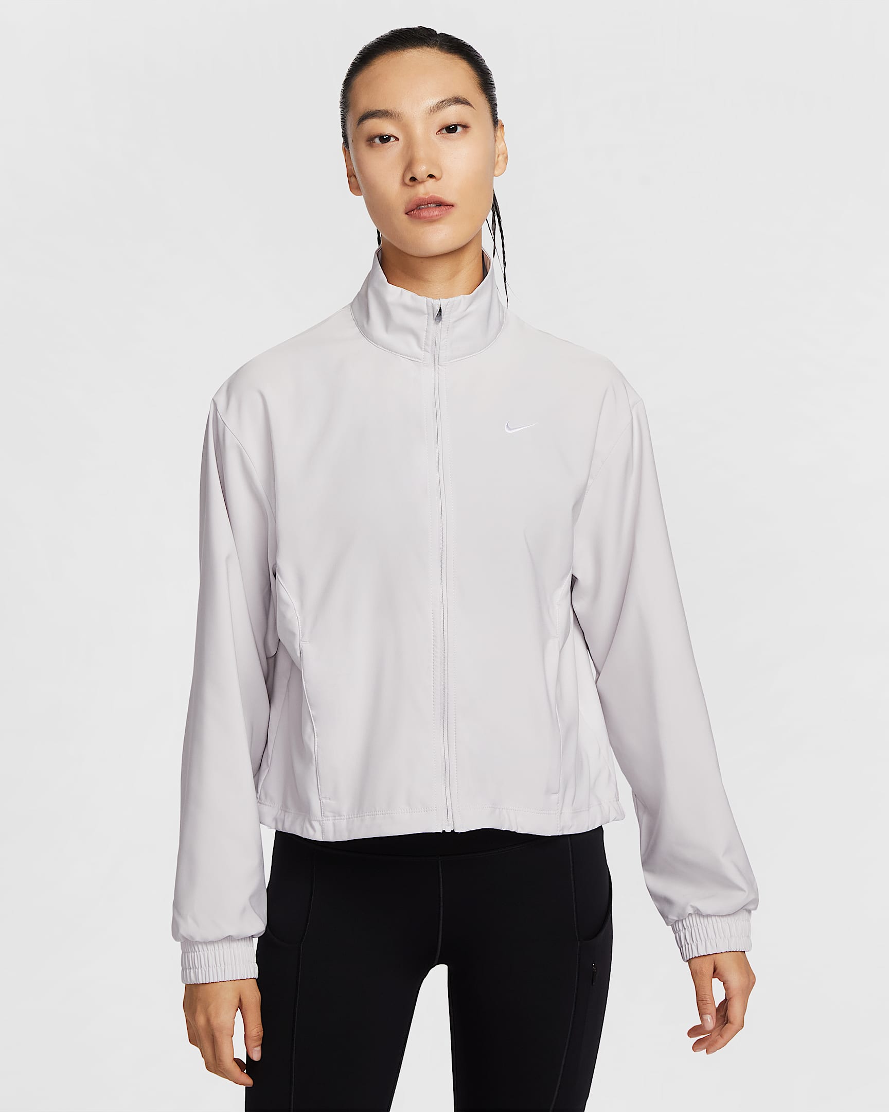 Nike One Relaxed Dri-FIT 女子速干夹克 - 苍野灰/苍野灰/苍野灰/白色