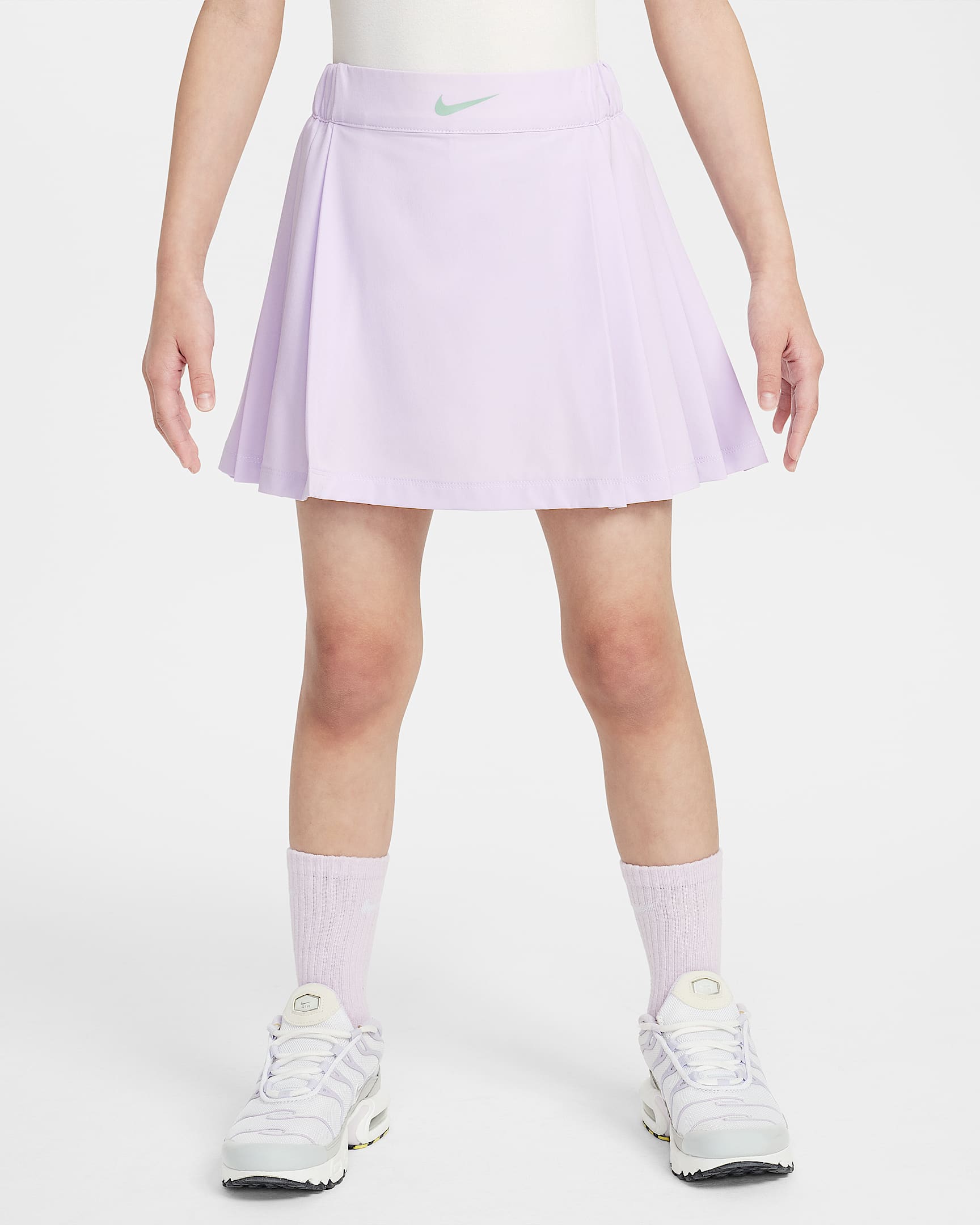 Nike Wildflower 幼童速干半身裙 - 粉紫