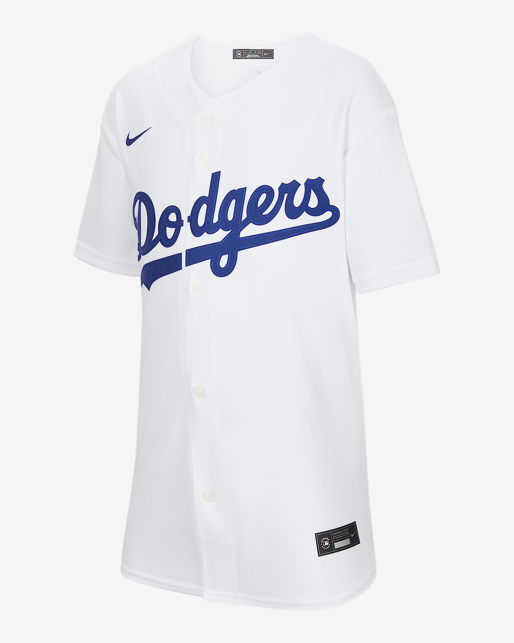 洛杉矶道奇队主场 Nike MLB Jersey 大童(男孩)球衣 - 白色