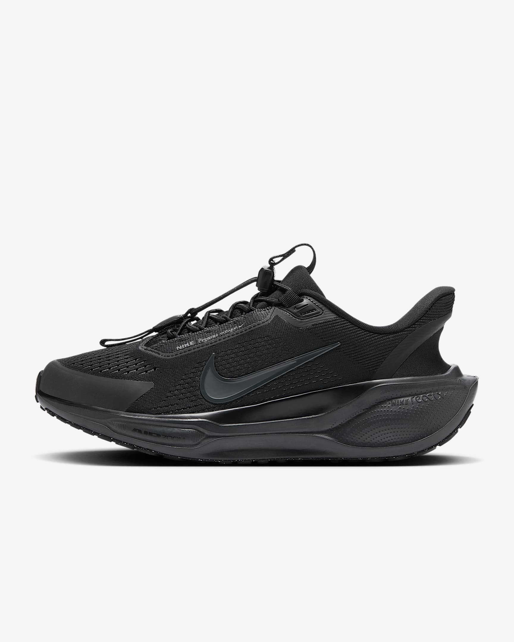 Nike Pegasus EasyOn 耐克飞马女子公路跑步鞋 - 黑/白色/煤黑