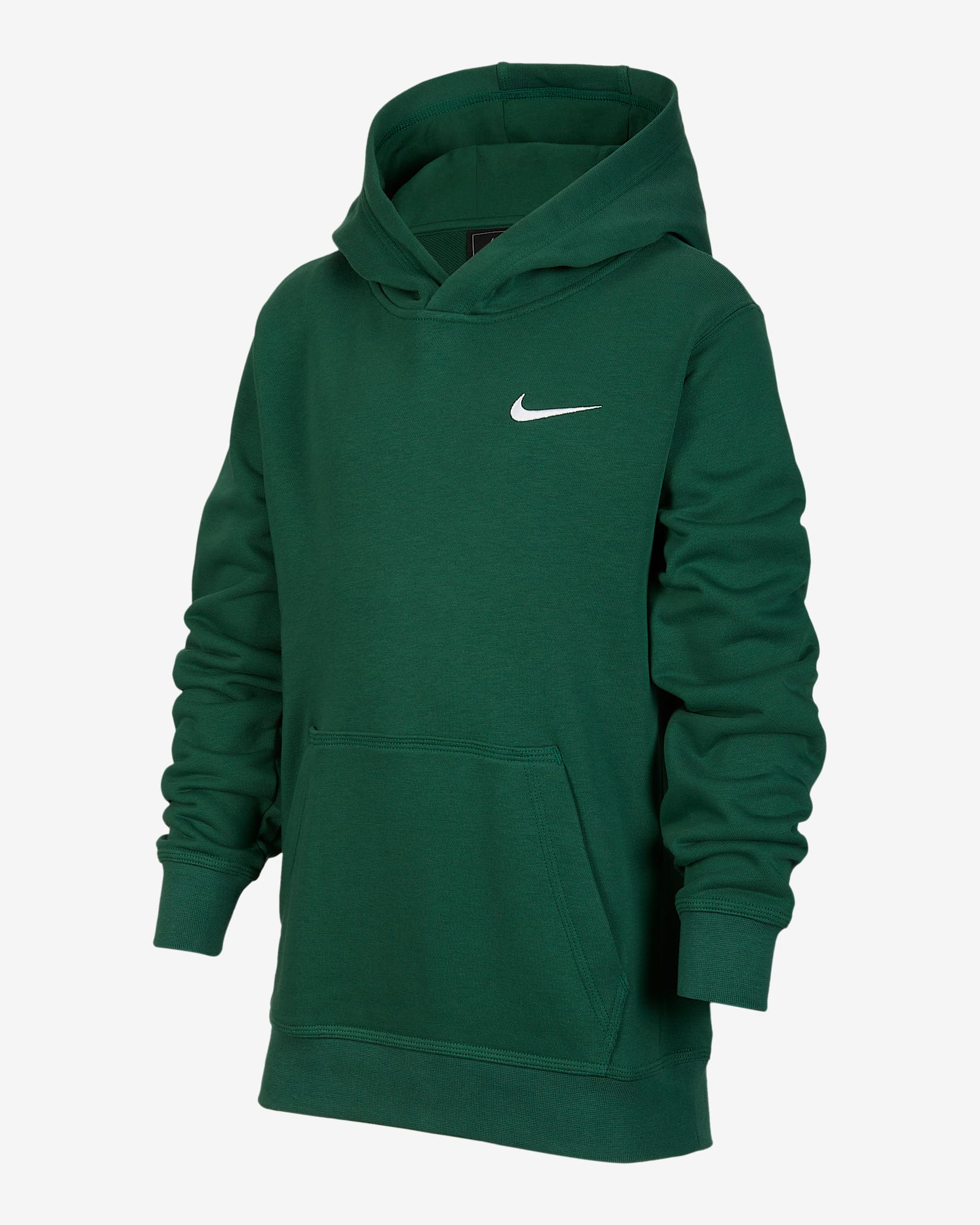 Nike Team Club 大童套头连帽衫 - 峡谷绿