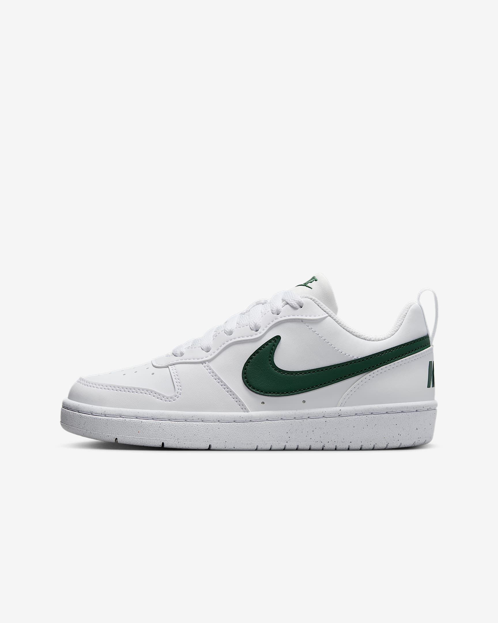 Nike Court Borough Low Recraft 耐克酷菠萝大童运动鞋 - 白色/冷杉绿