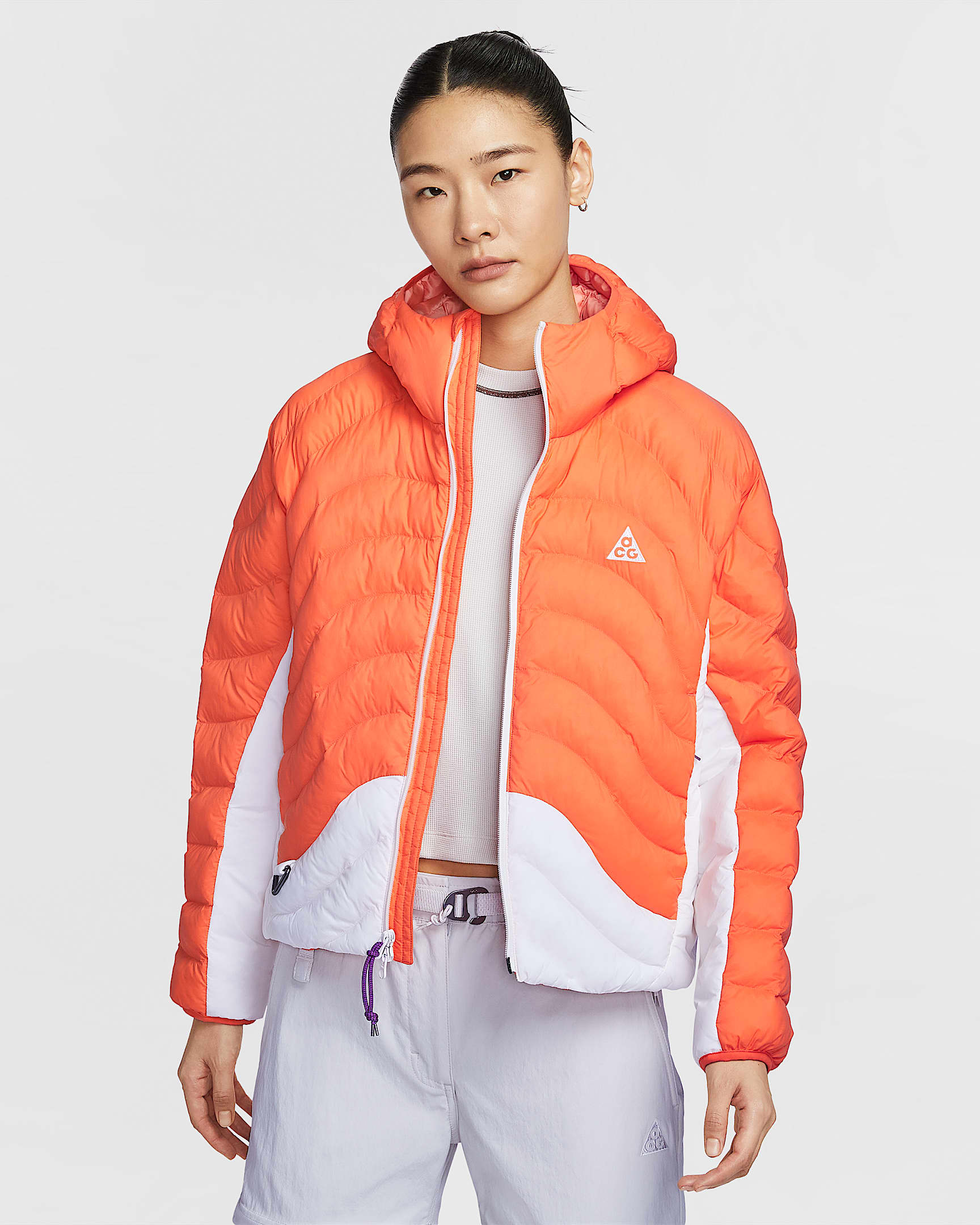 Nike ACG "Lava Flow" Therma-FIT ADV 女子夹克 - 安全橙/马拉喀什橙/安全橙/山峰白