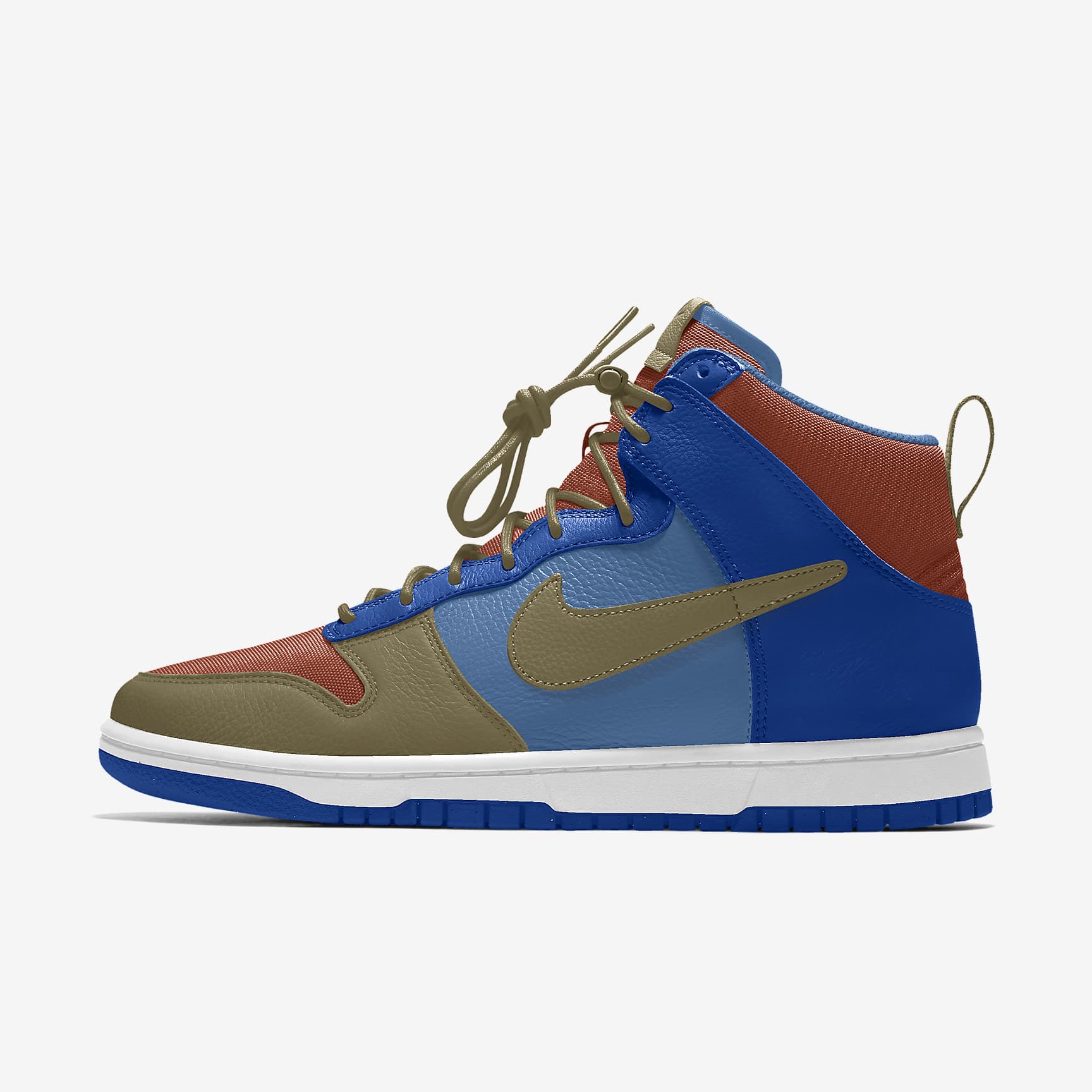 Nike Dunk High By You 专属定制女子运动鞋 - 多色/多色/多色