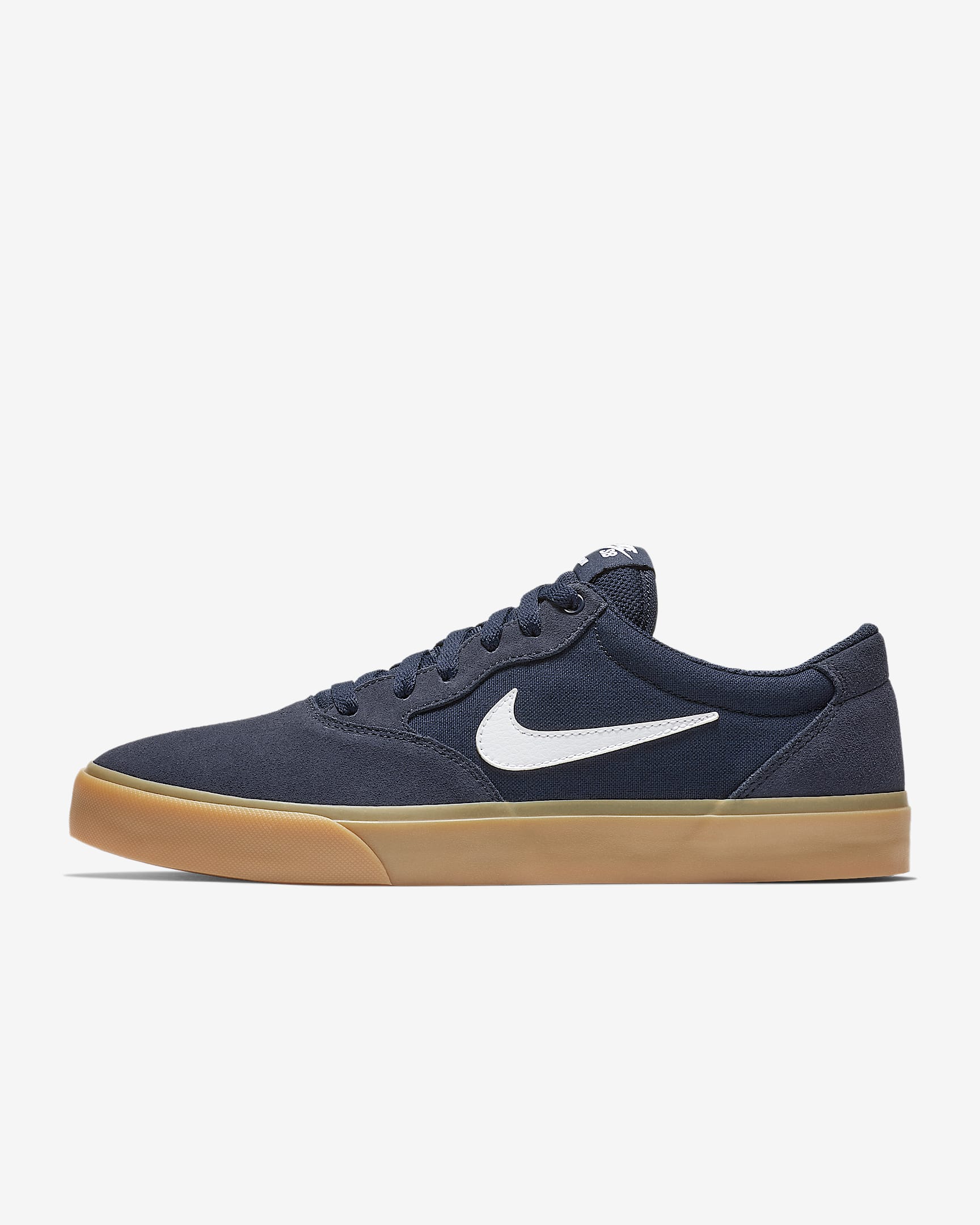 Nike SB Chron SLR 男/女滑板鞋 - 黑曜石色/白色