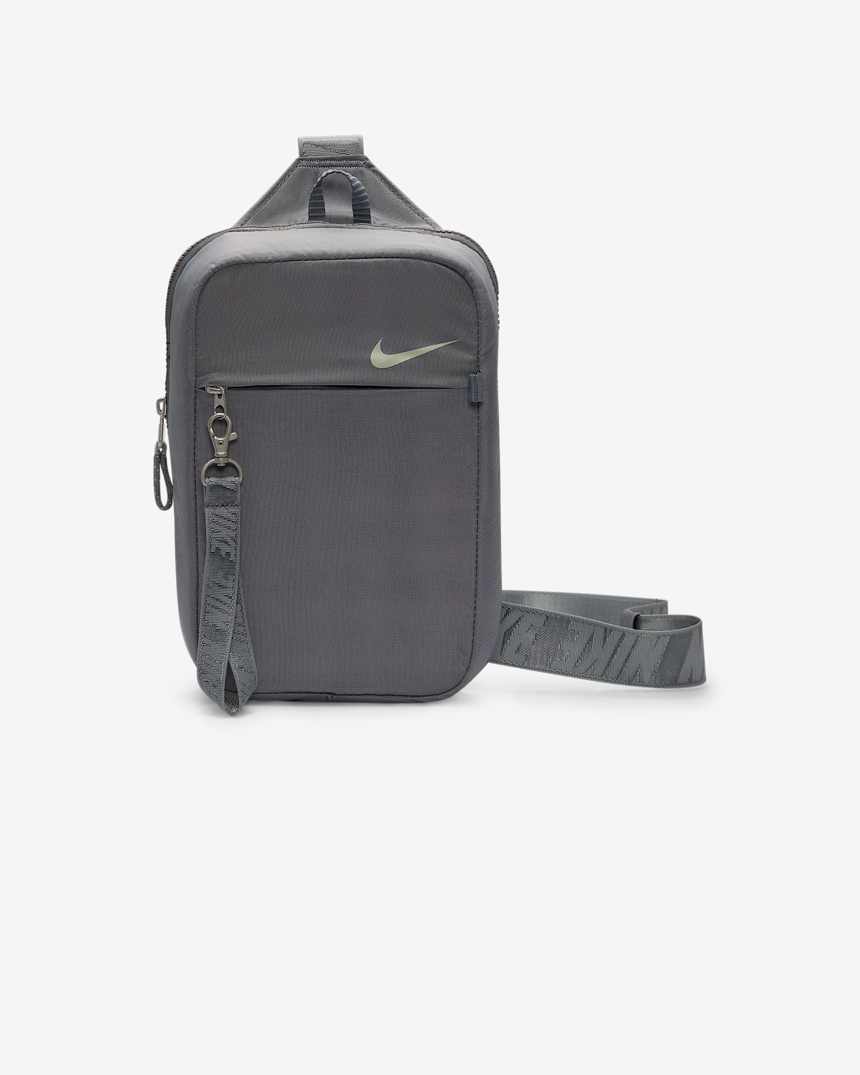Nike Sportswear Essentials 胸包 - 冷灰/白金色/水蓝