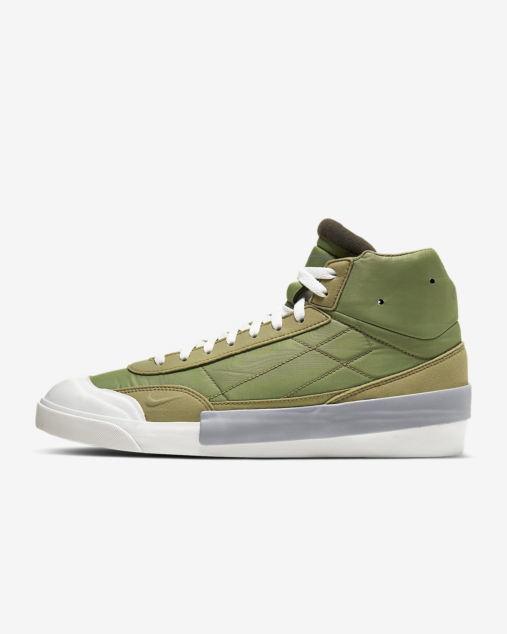 Nike Drop-Type Mid 男子运动鞋 - 灰橄榄绿色/山峰白/狼灰