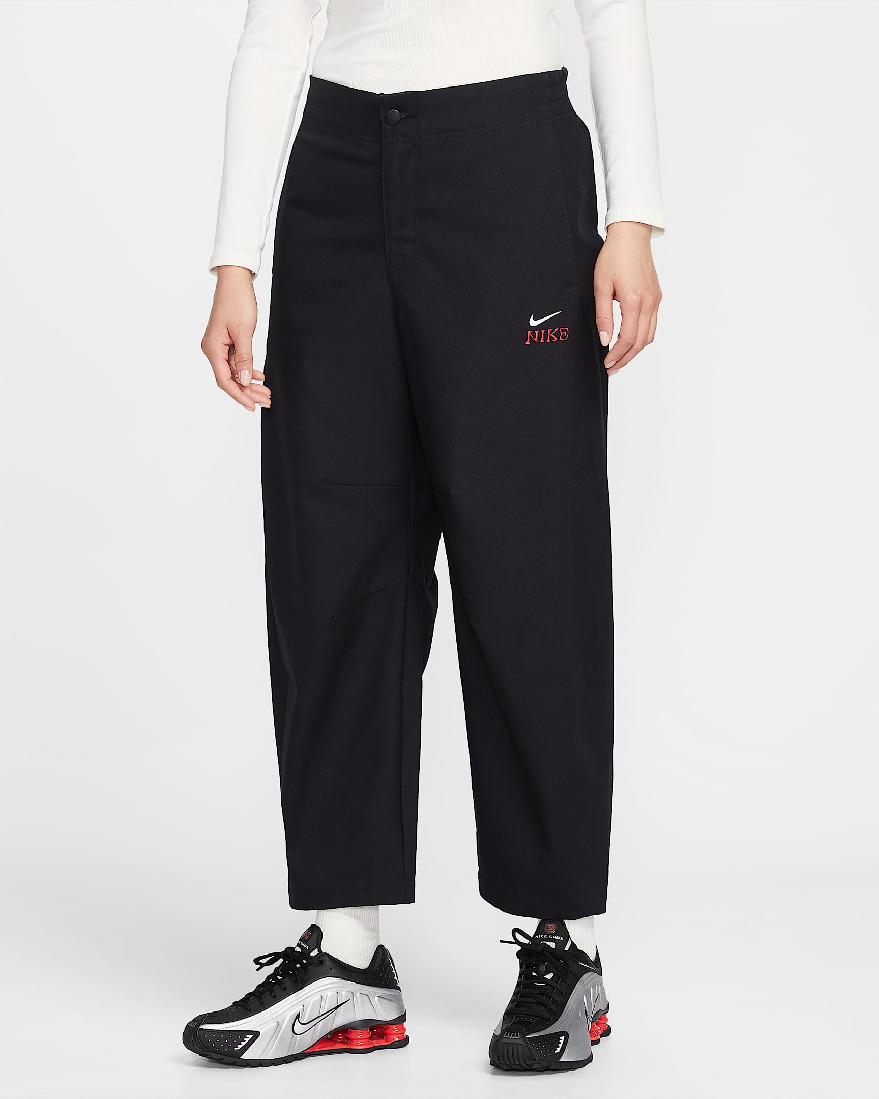 Nike Sportswear 马年限定脱缰系列新年款女子九分裤 - 黑